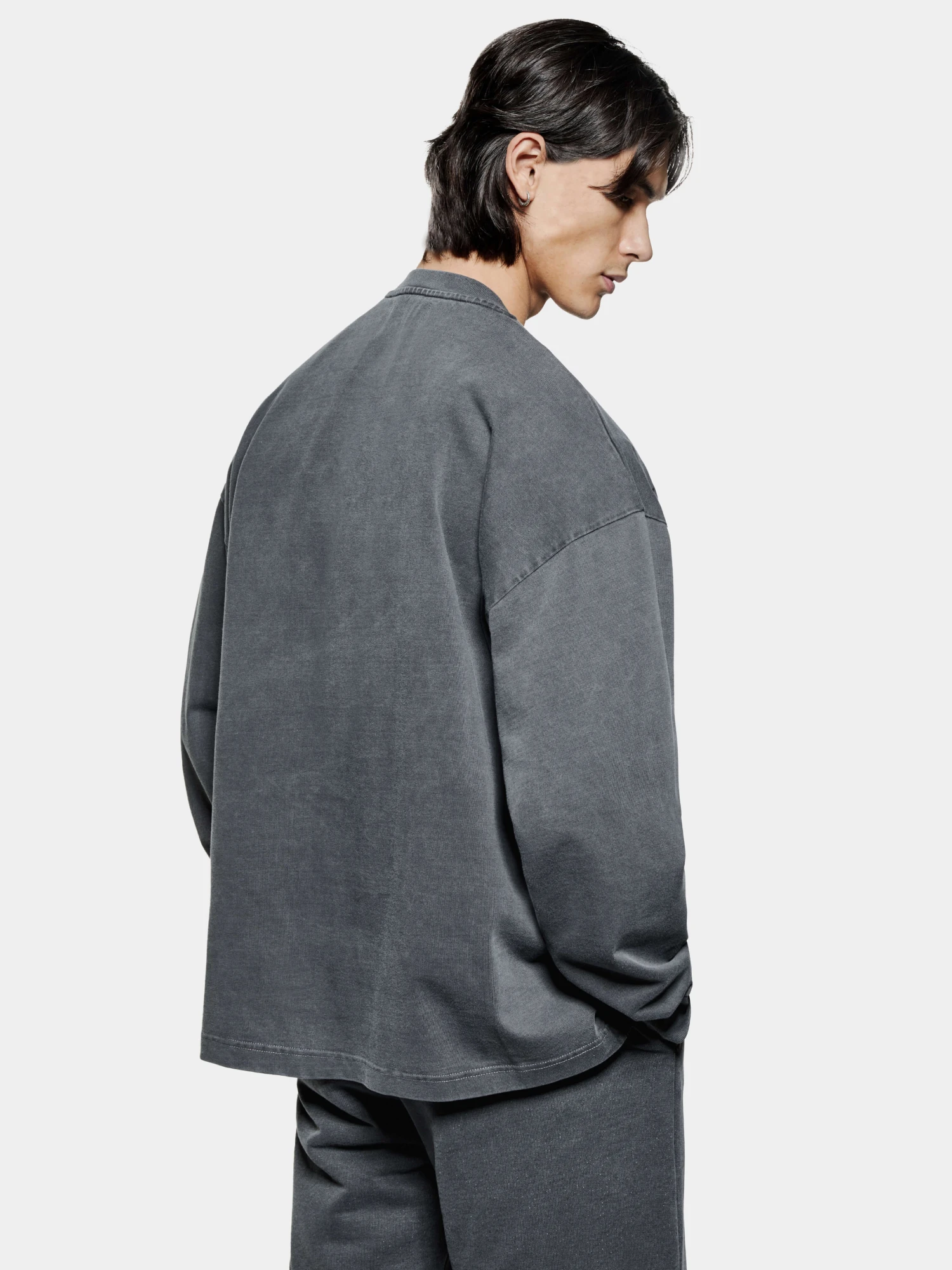 Лонгслив MKI MIYUKI ZOKU Uniform Long Sleeve Pigment Black