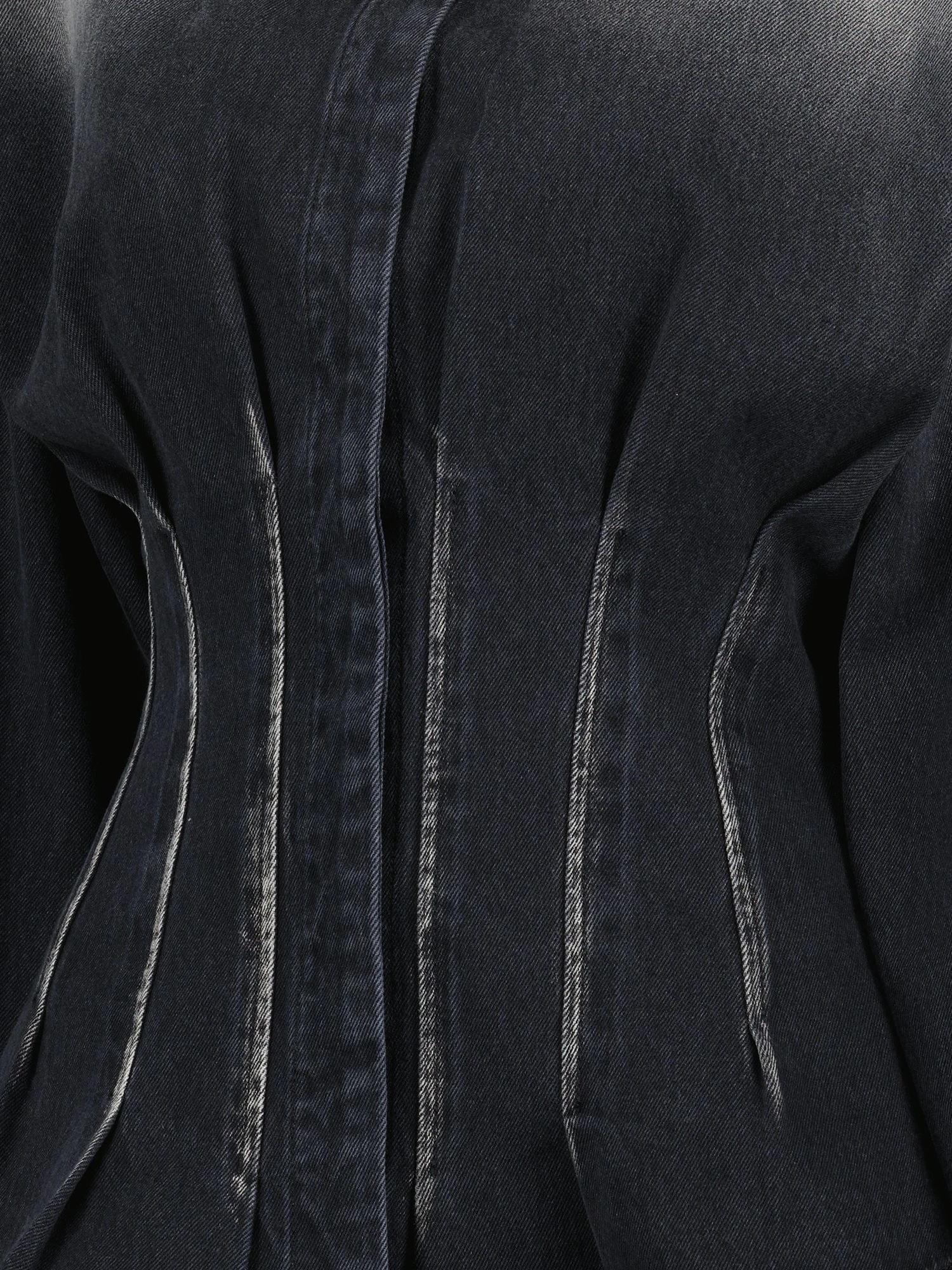 Женская рубашка MOSCHINO Denim Shirt Black