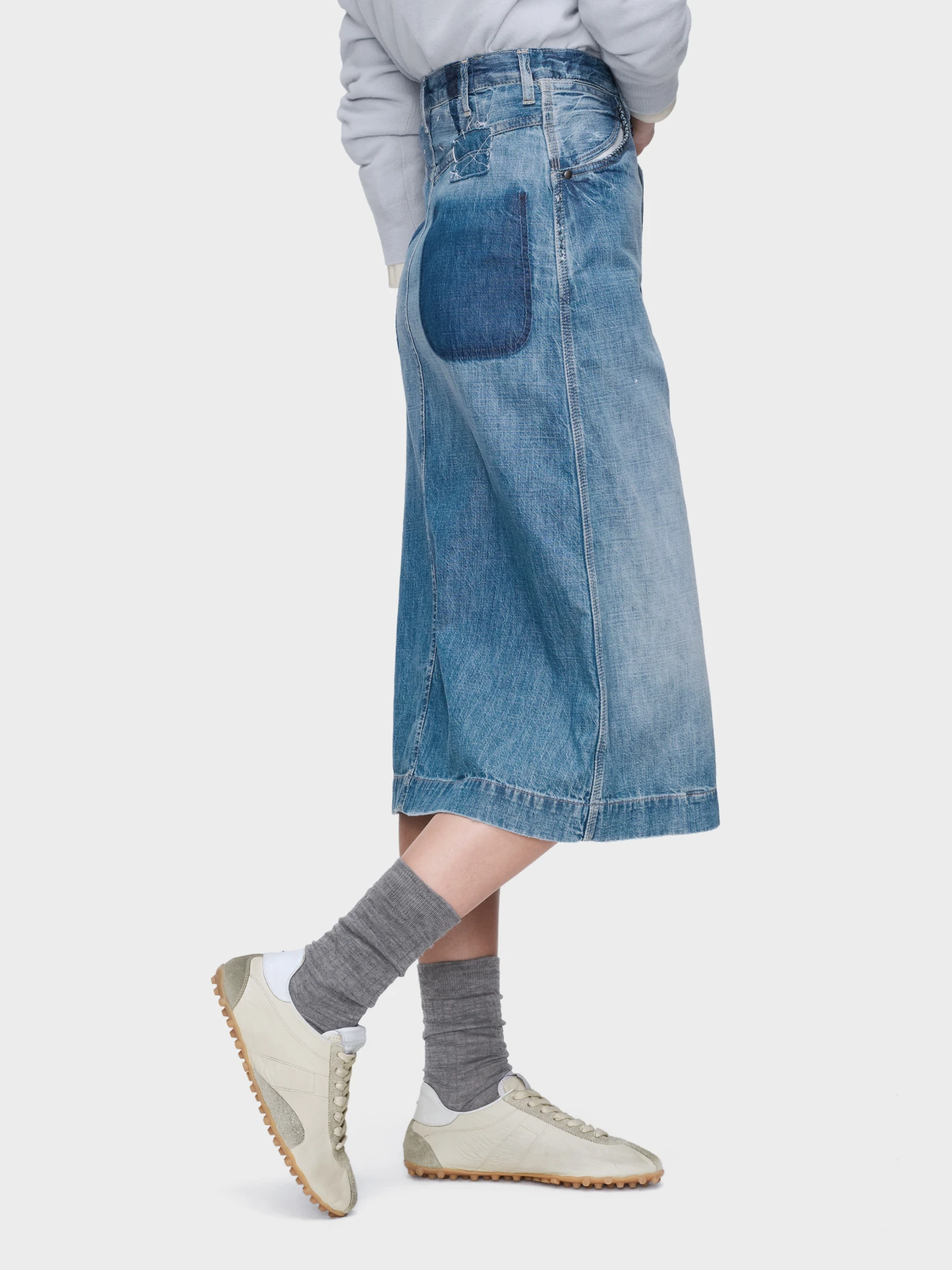 Женская юбка Maison Margiela Denim Midi Blue