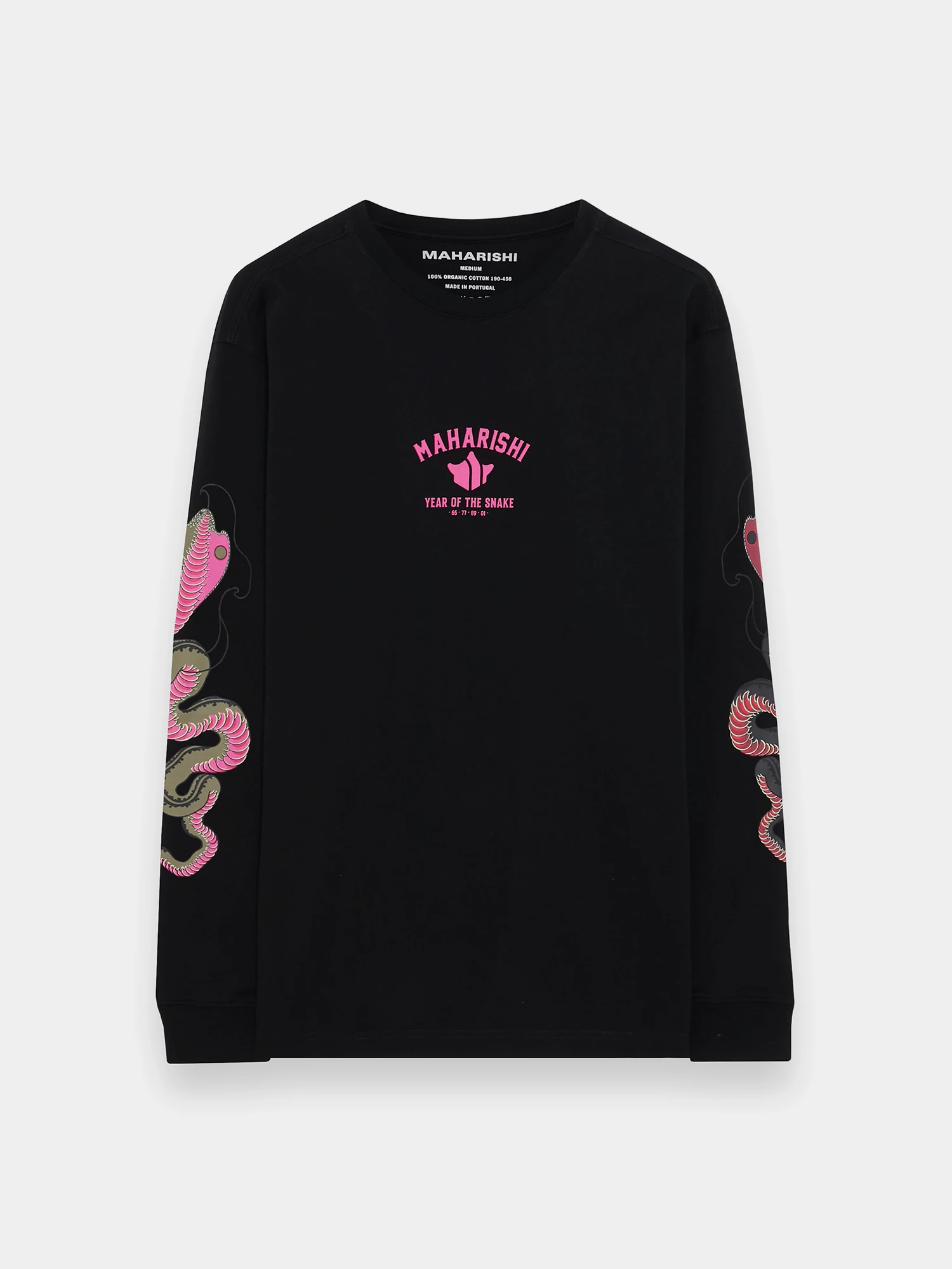 Лонгслив MAHARISHI 1452 Year Of The Snake Black