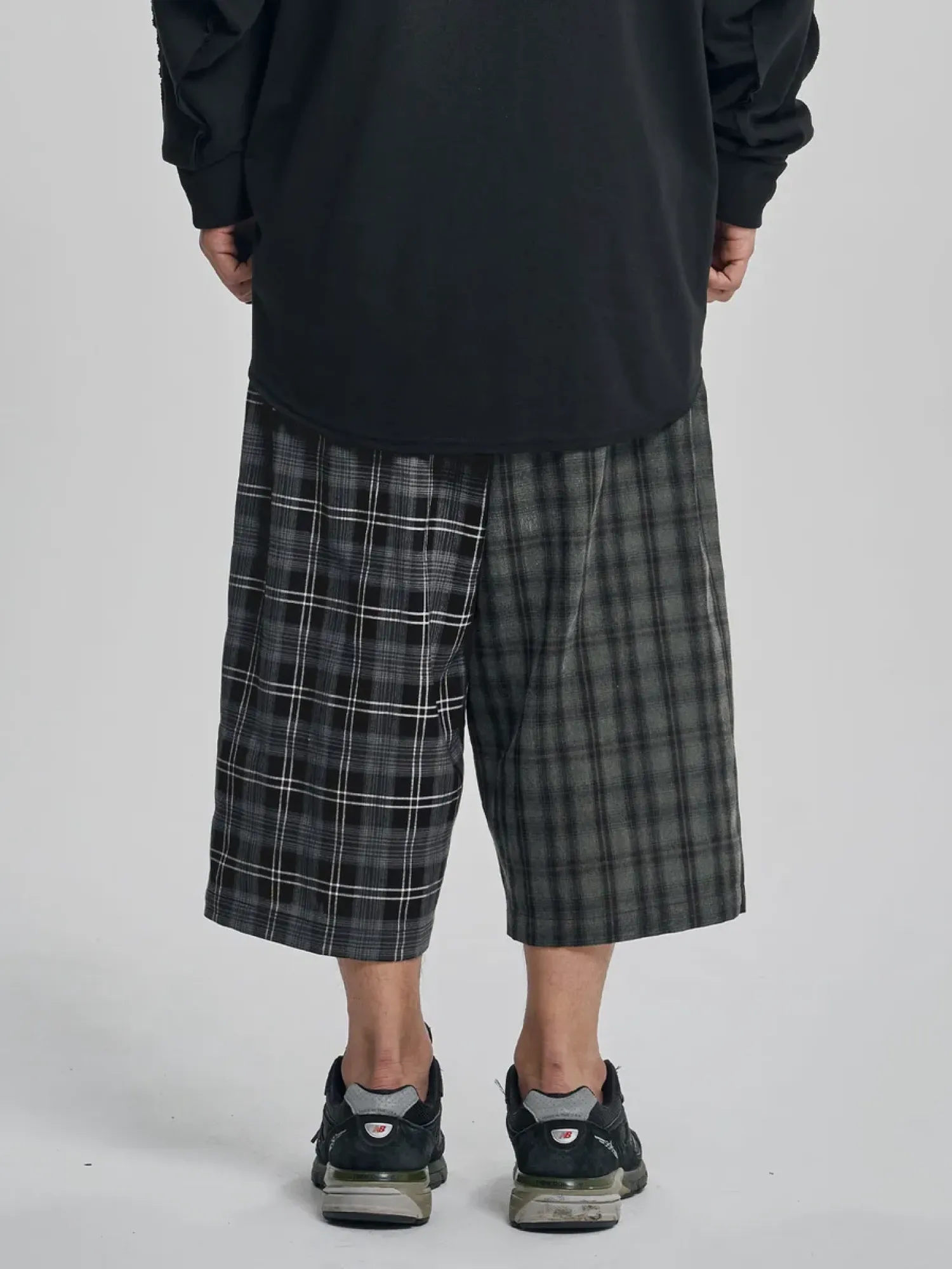 Шорты AJOBYAJO Check Mixed Bermuda Black