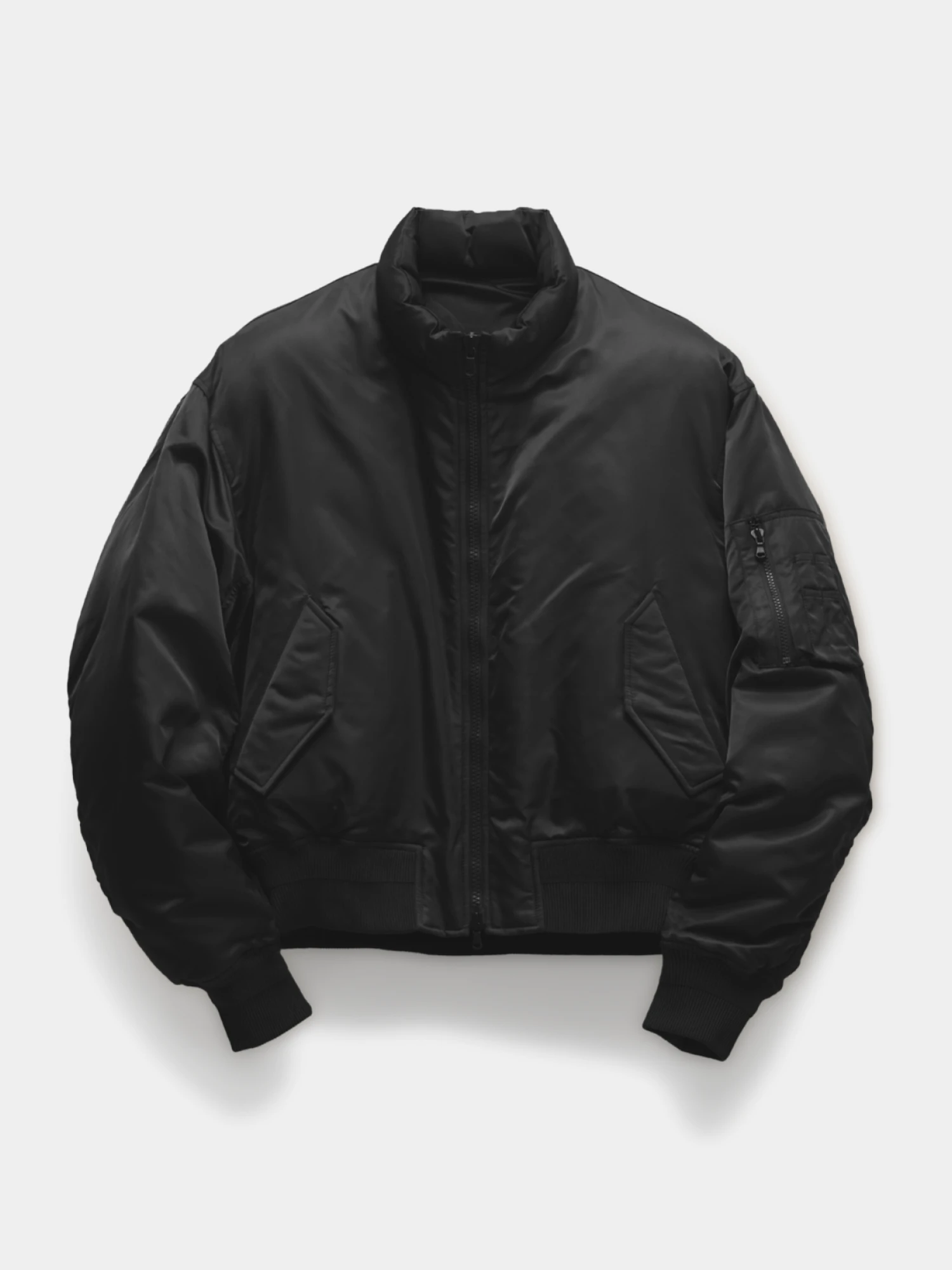 Пуховик COOR Stand Collar Neck Down Puffer Black