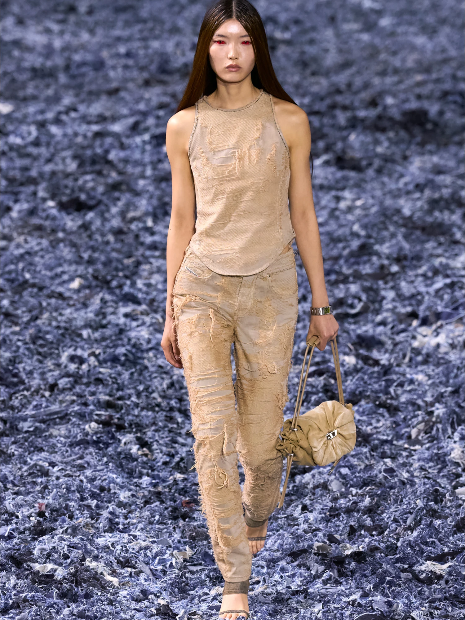 Женский топ Diesel De-Astro-Fsg Beige