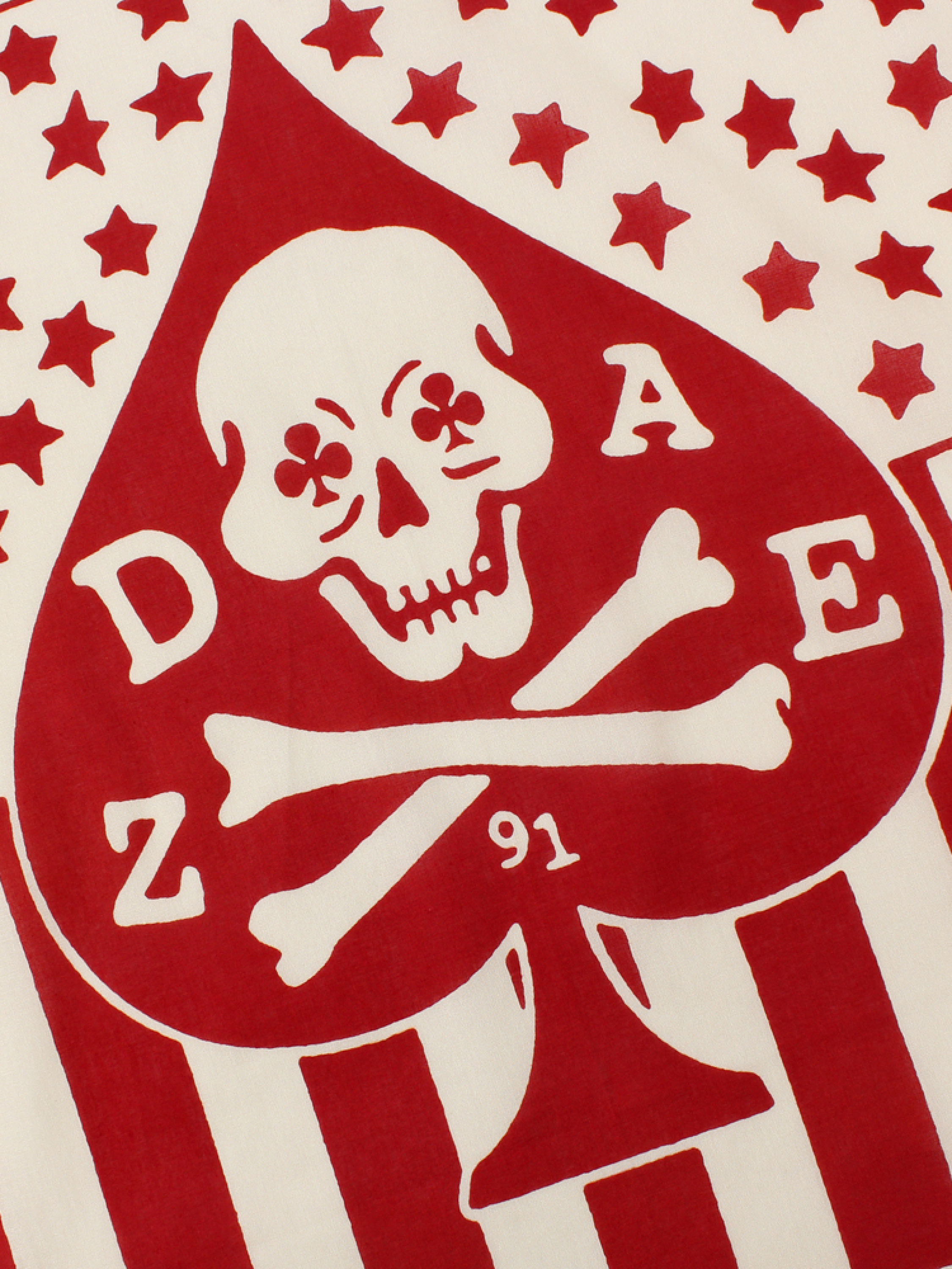 Банданы DAZE Skull Bandanas Pack Black/Red