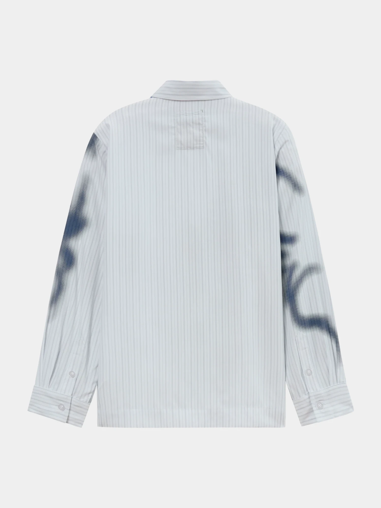 Рубашка KidSuper Blurry Face Airbrush Striped Black