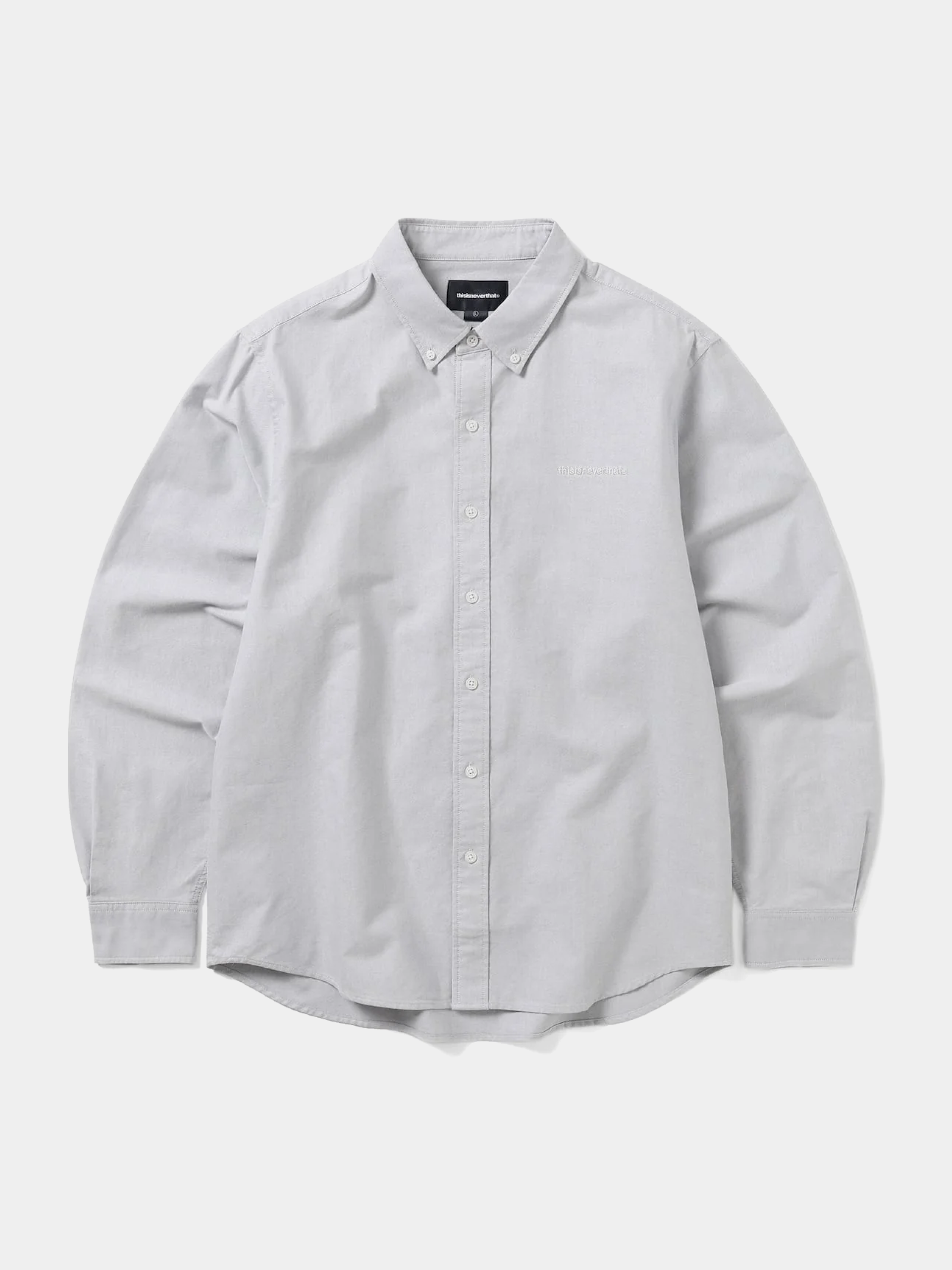 Рубашка thisisneverthat T-Logo Oxford Shirt Grey