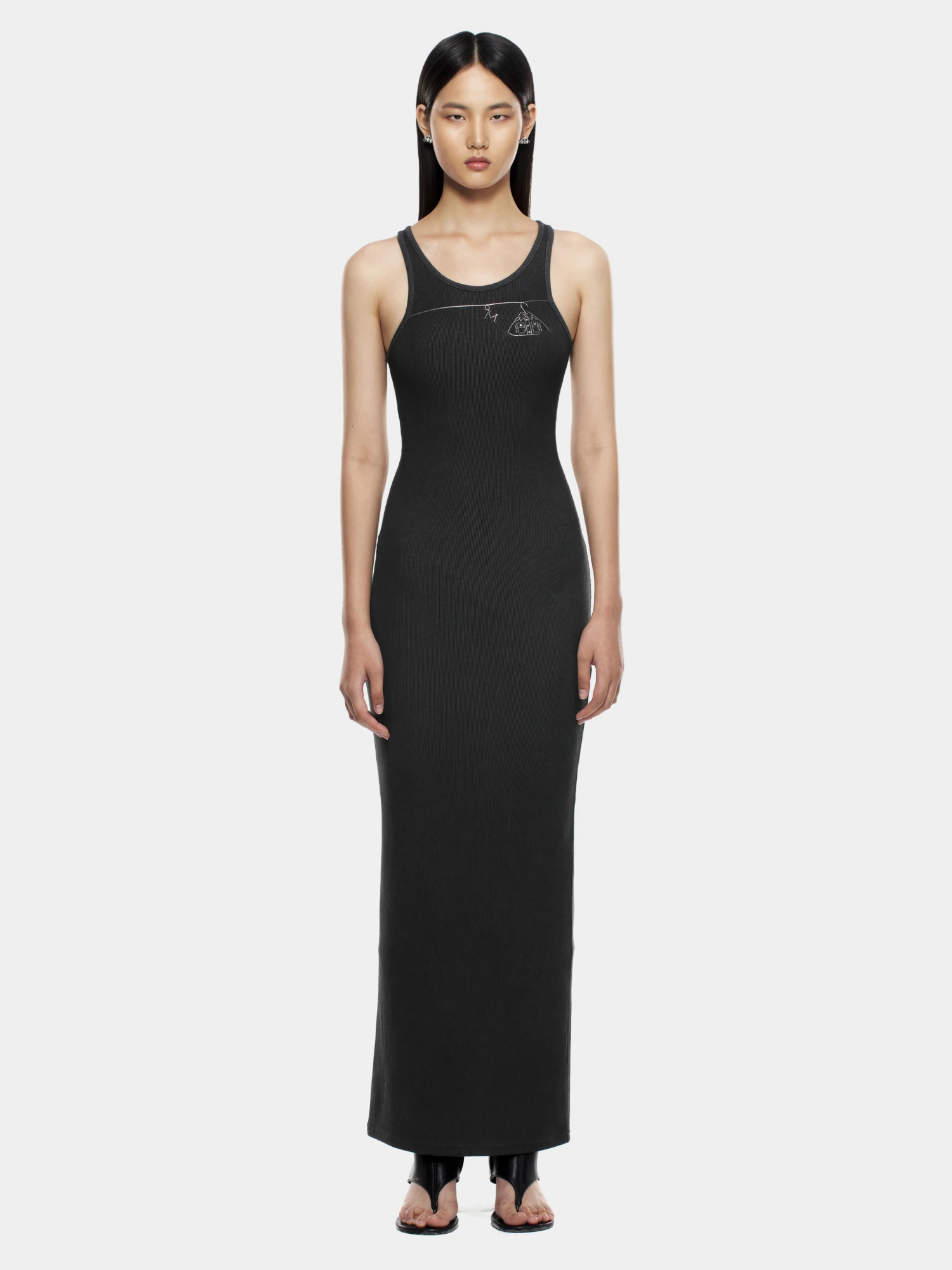 Женское платье MARRKNULL Hanger Tank Black