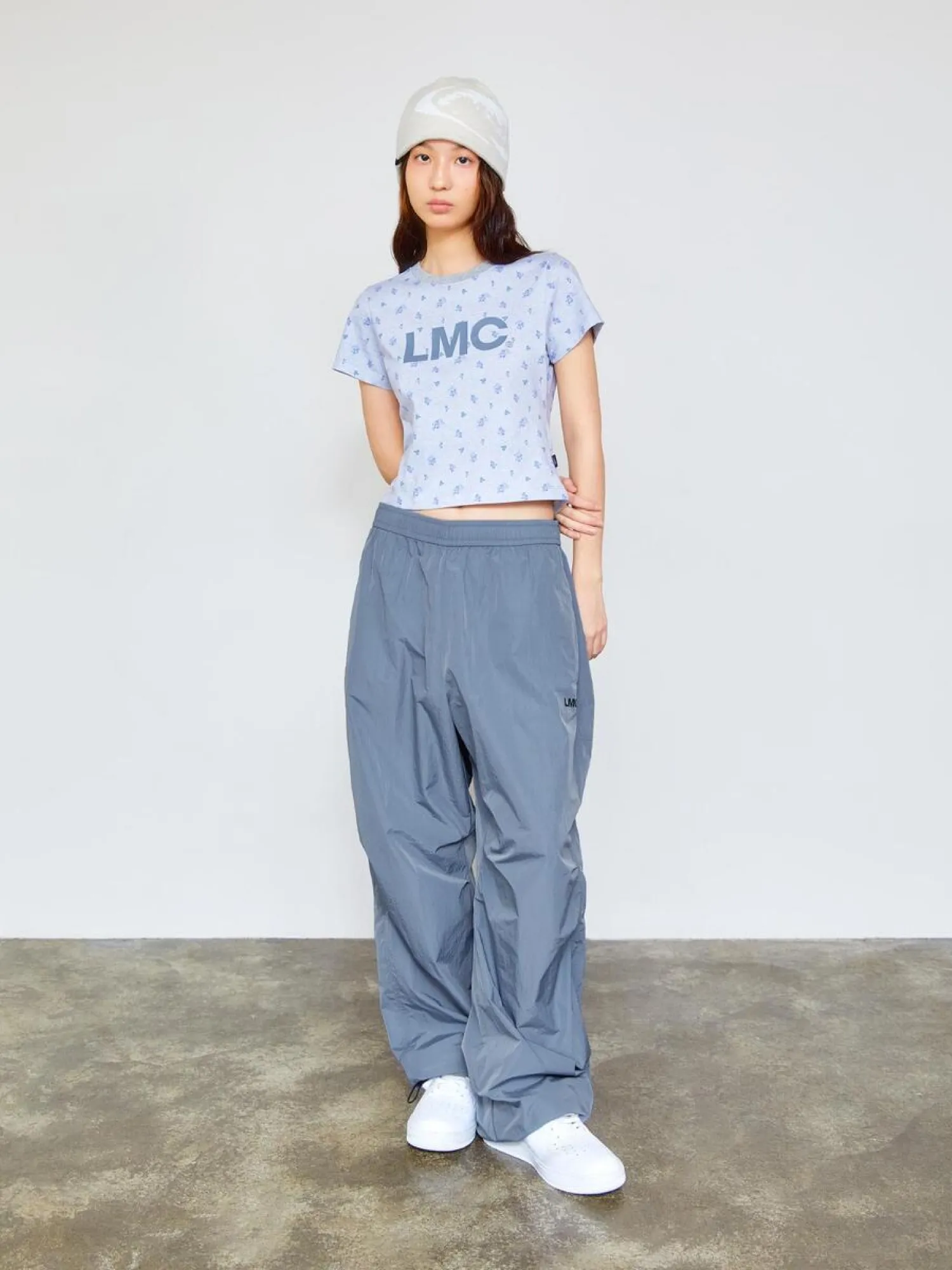Брюки LMC OG Wide Pants Cool Gray