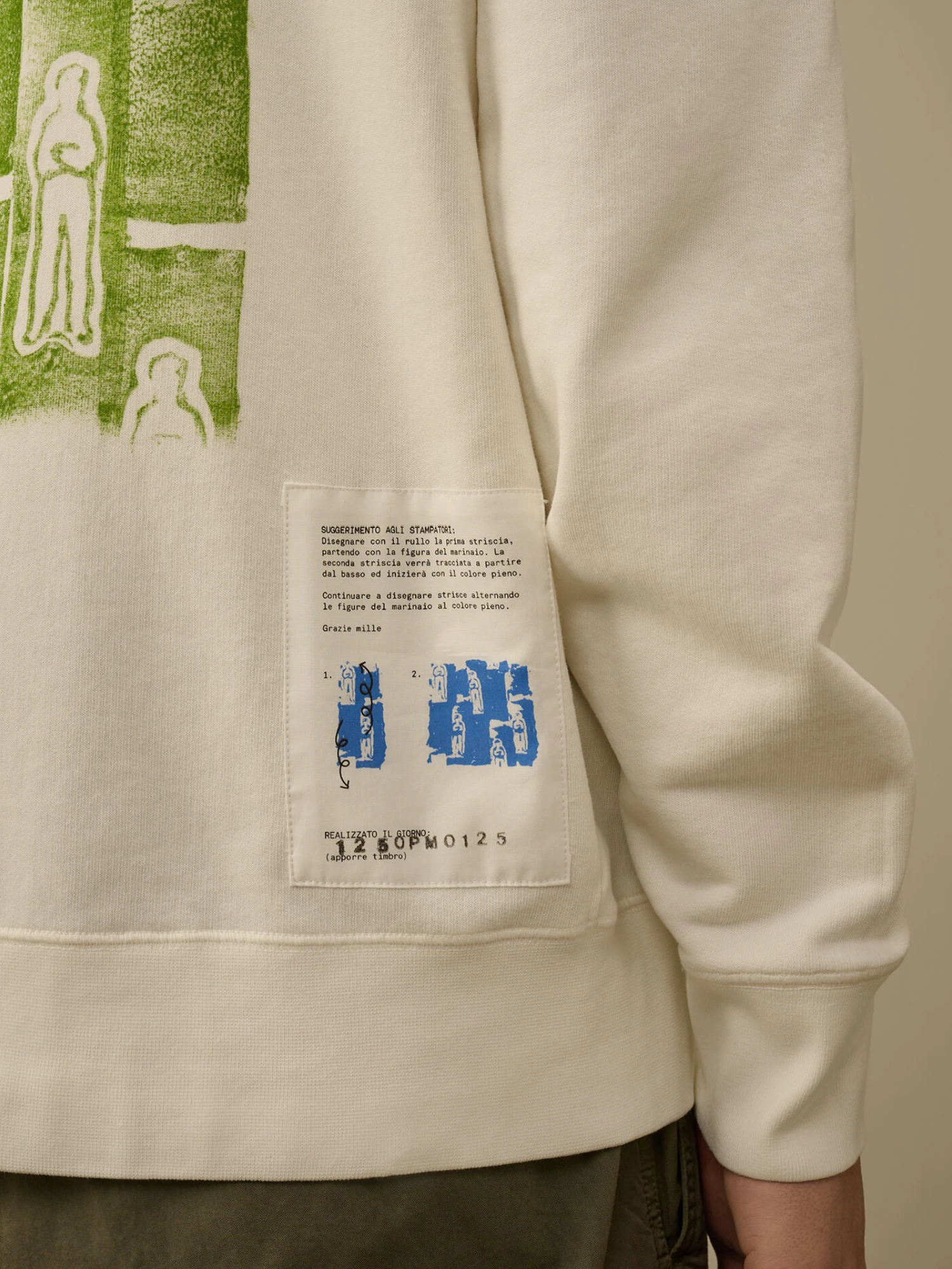 Худи C.P. Company Cotton Fleece Hooded Gauze White