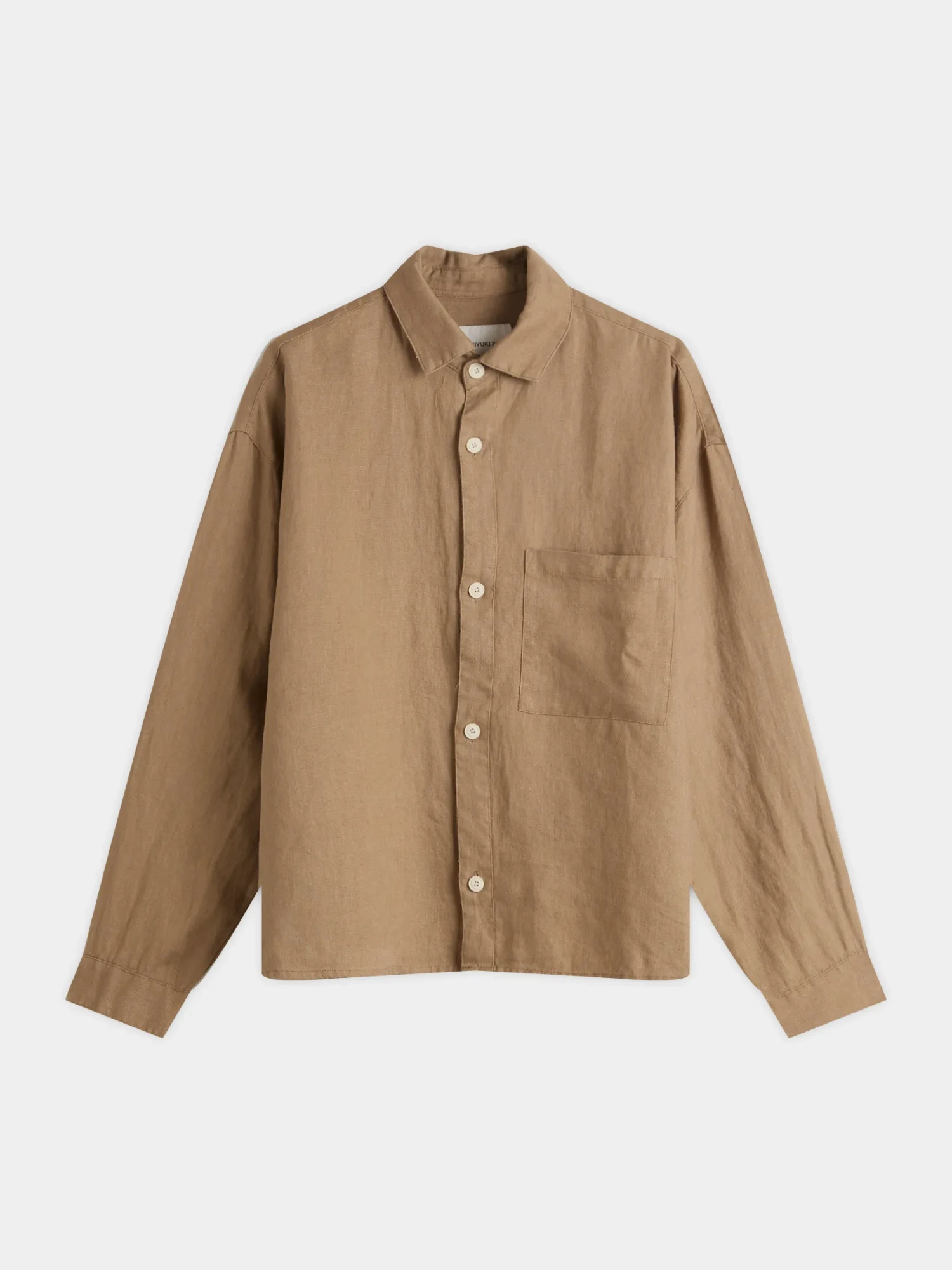 Рубашка MKI MIYUKI ZOKU Linen Box Dress Mushroom