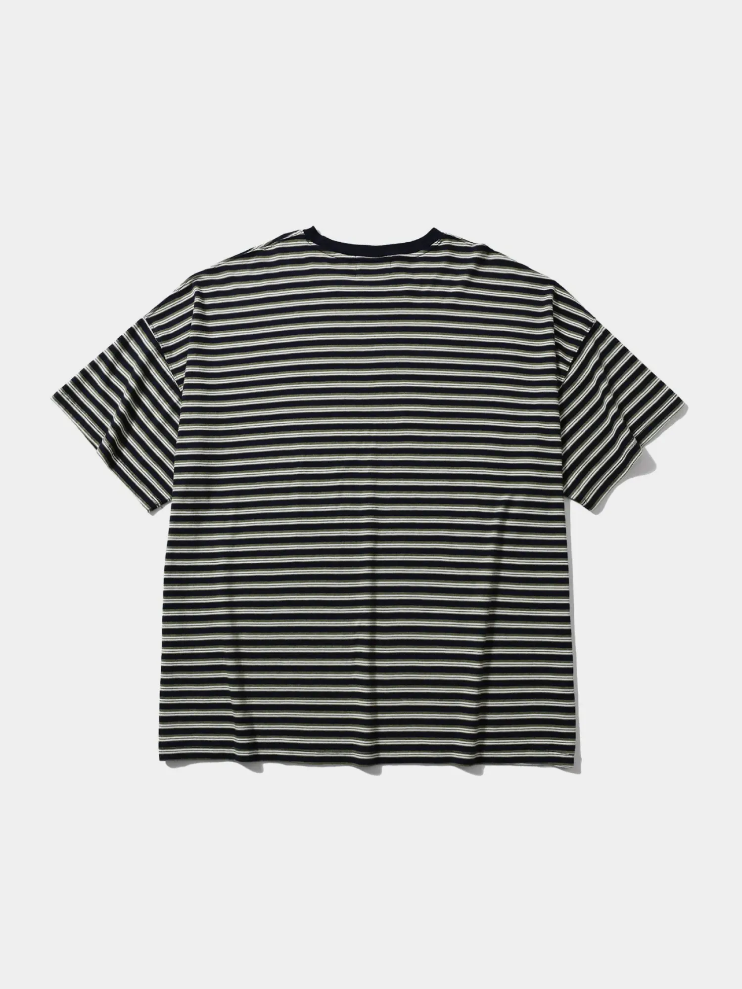 Футболка ANGLAN Multi Striped Half Tee Green