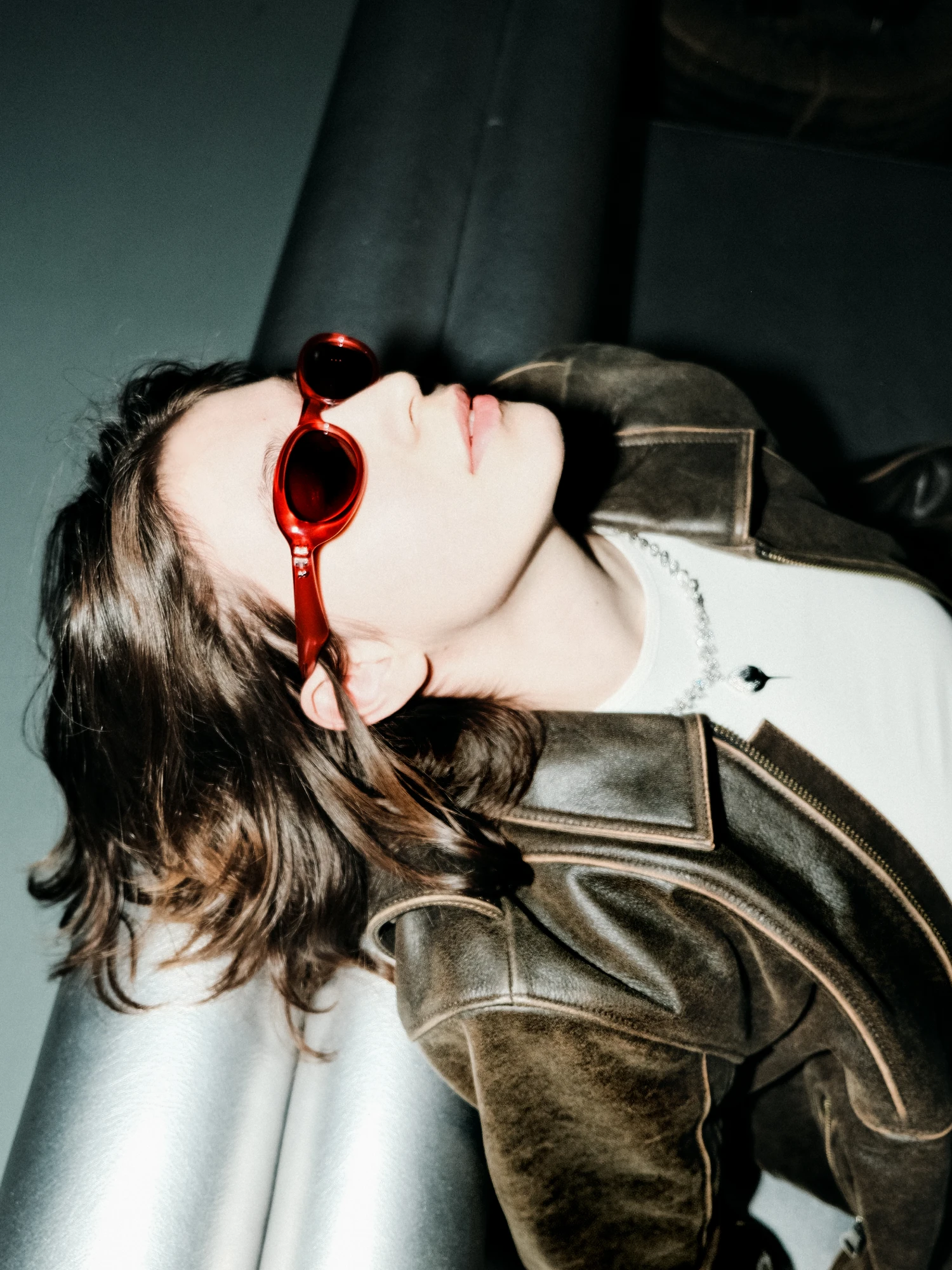 Очки Bonnie Clyde Groupie Red & Brown Lens