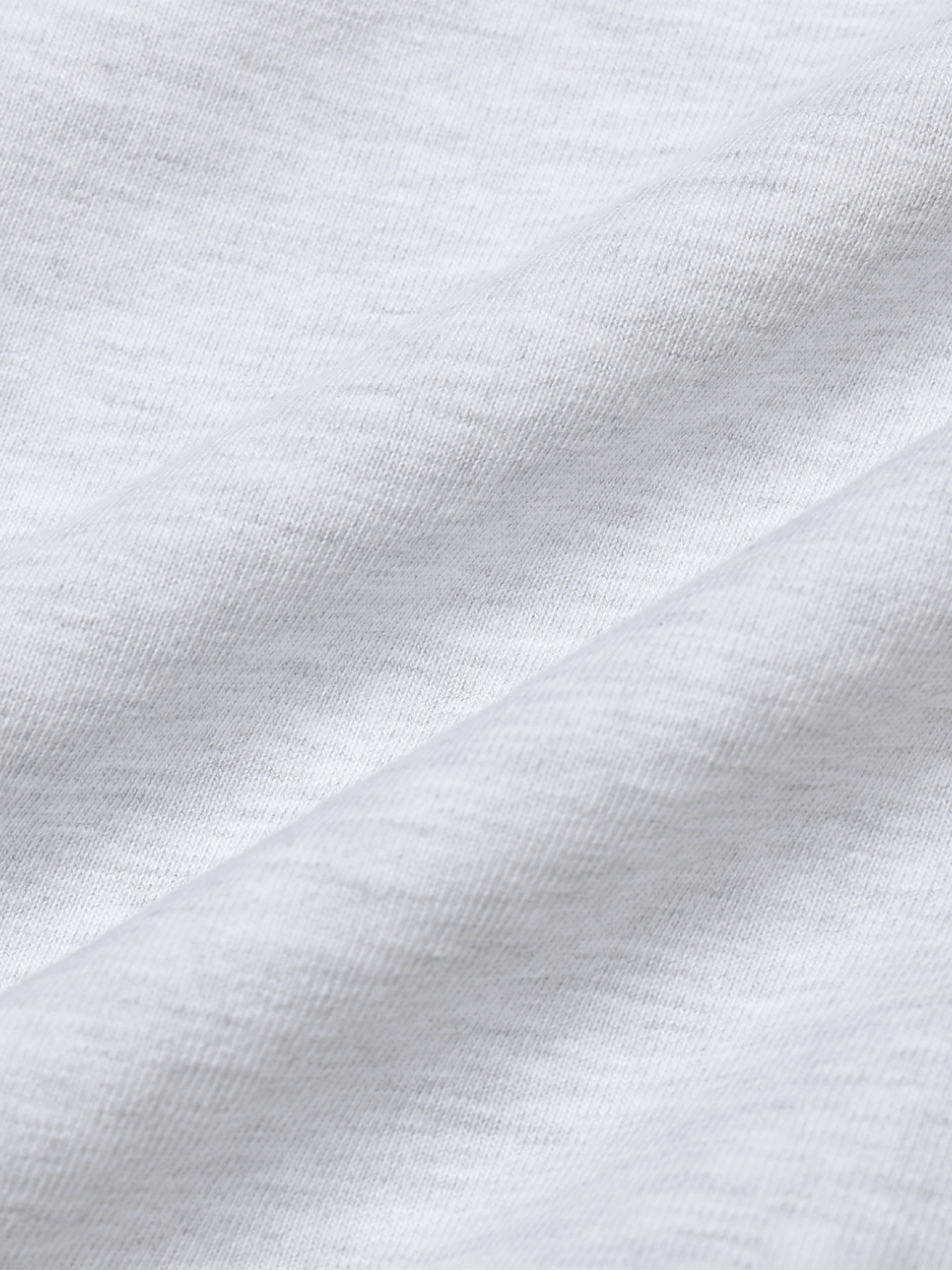 Худи ANGLAN Applique Heavy Sweat Hoodie White Melange