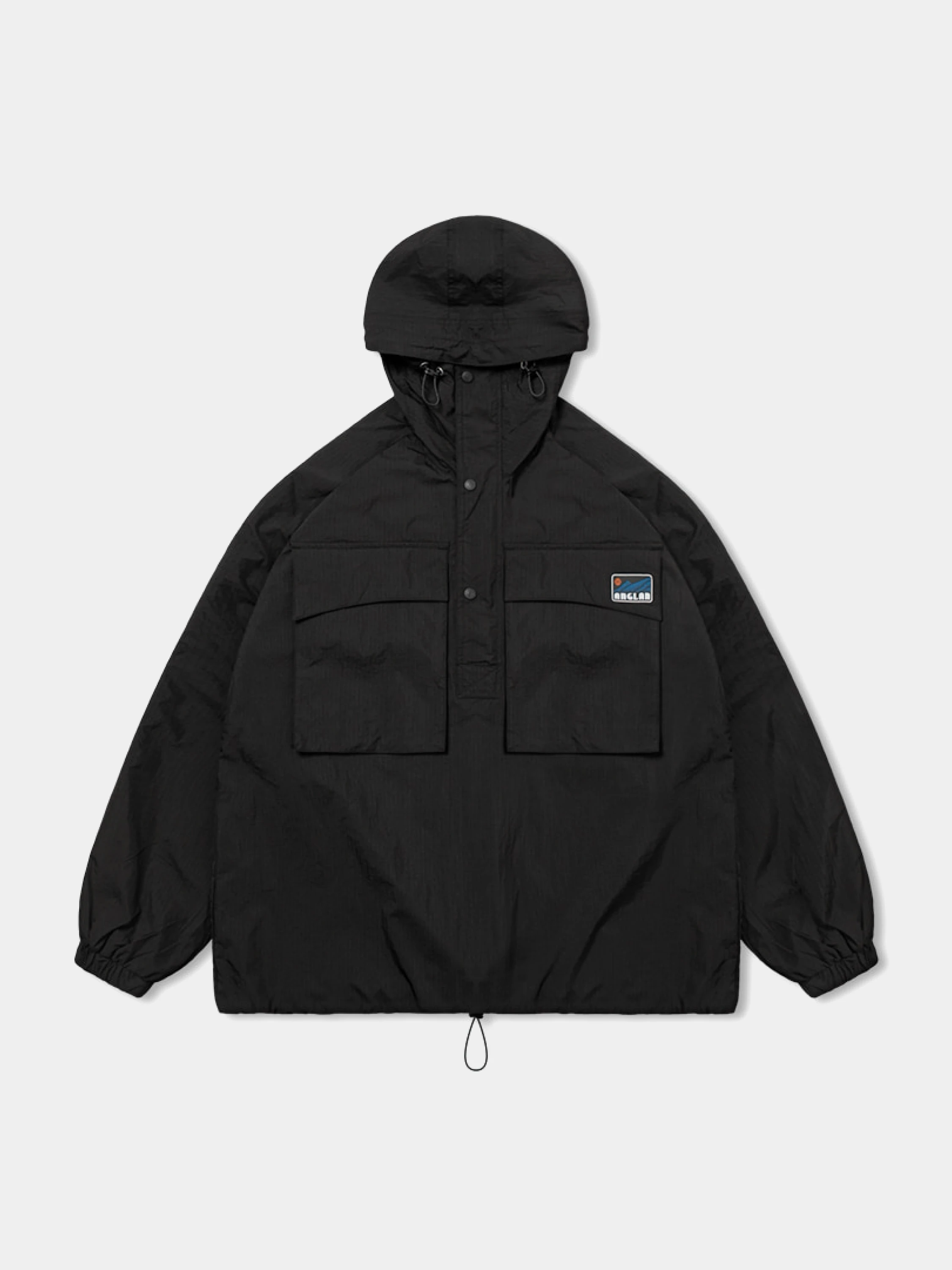 Анорак ANGLAN Rib Nylon Mountain Anorak Black