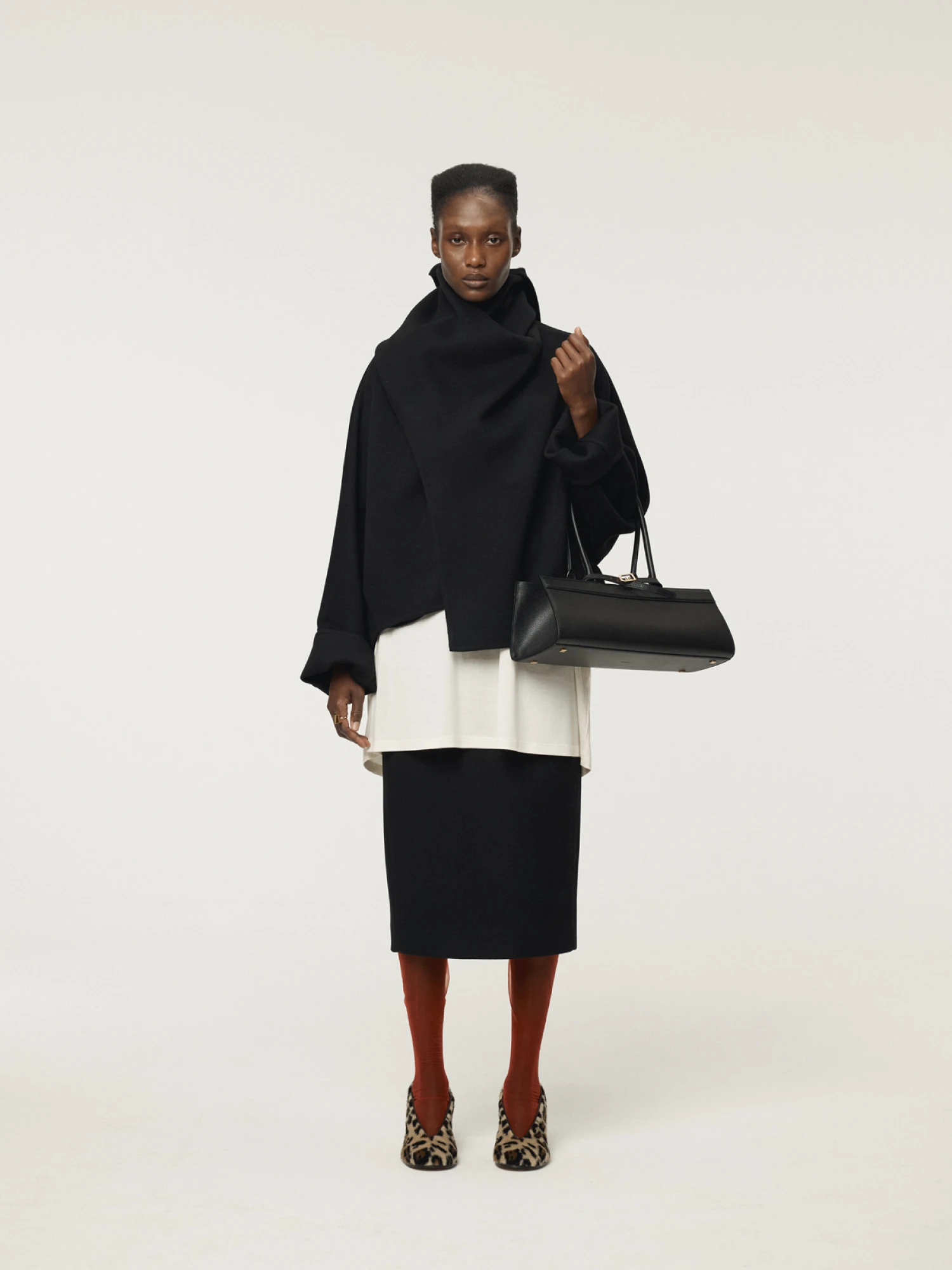 Женская юбка Recto Wool Midi Black