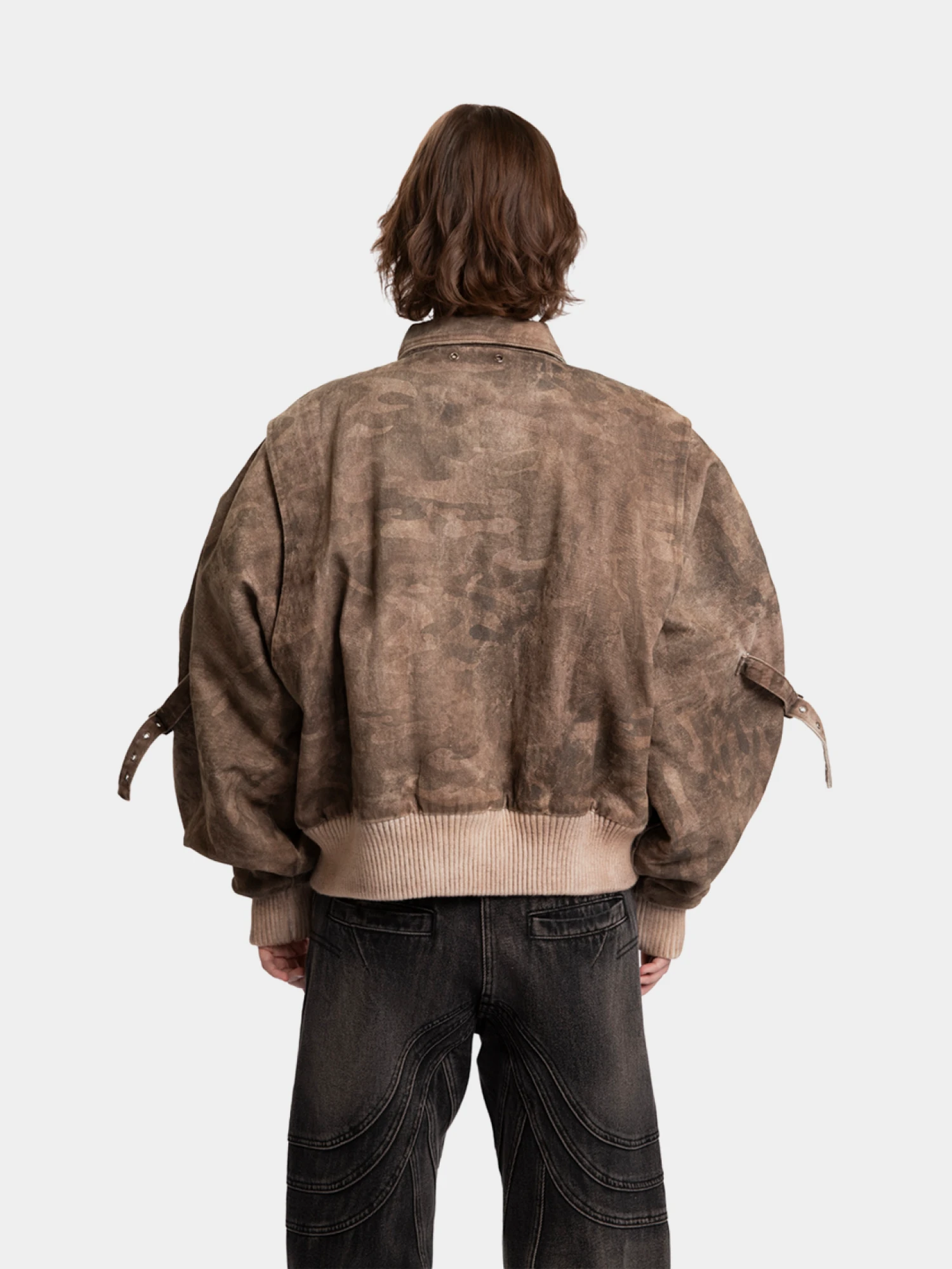 Бомбер NO/FAITH STUDIOS Cargo Bomber Jacket Beige