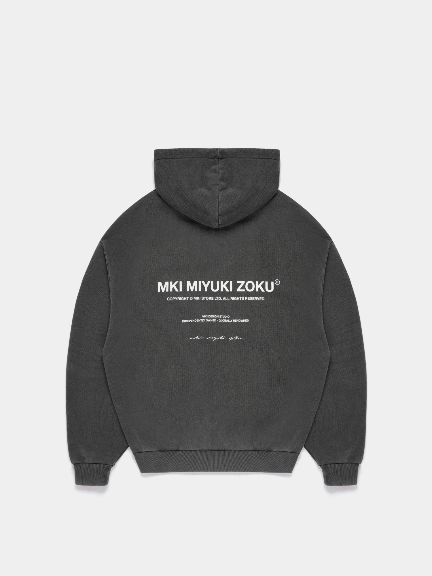 Худи MKI MIYUKI ZOKU Design Studio Pigment Black