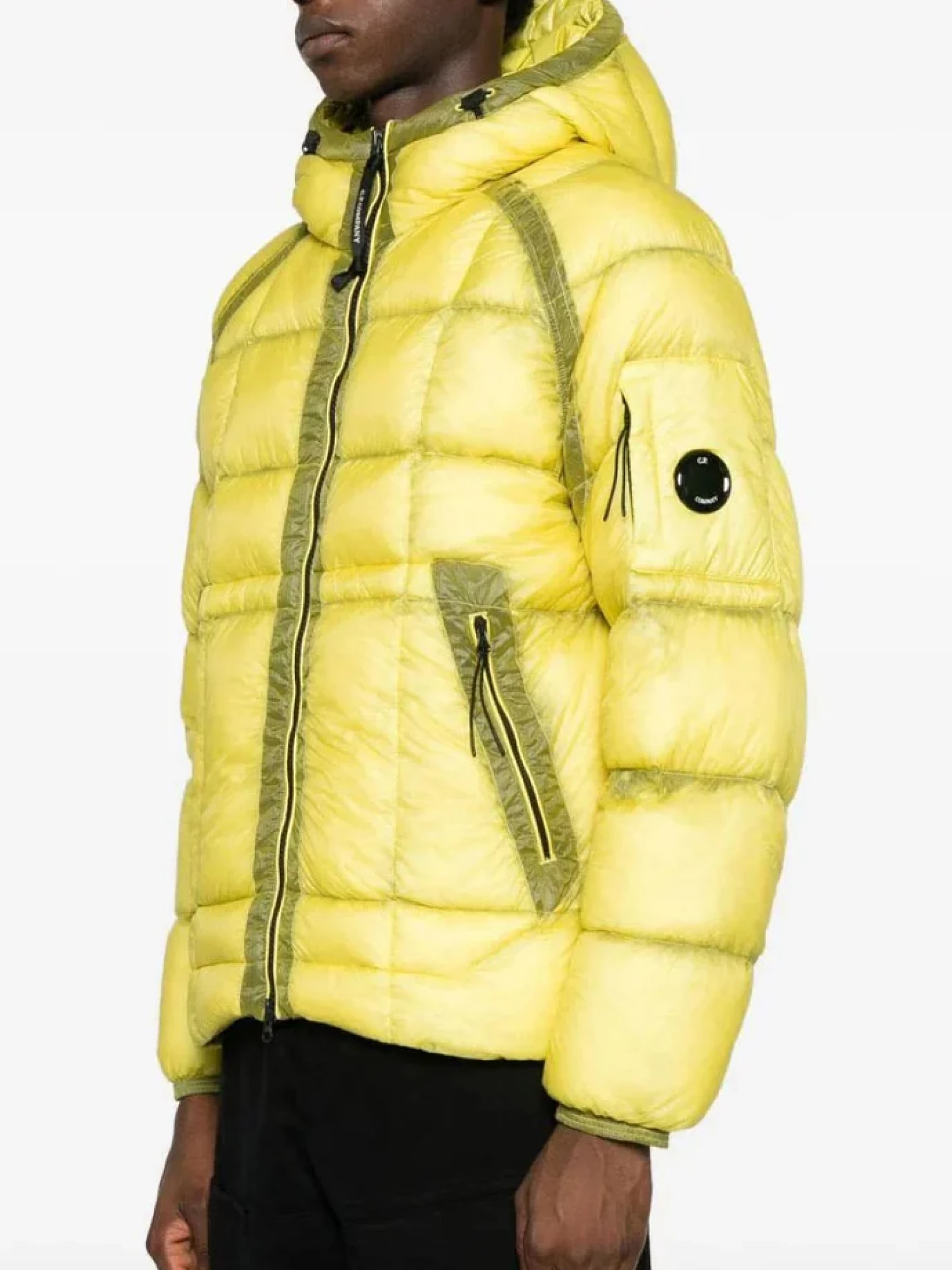 Пуховик C.P. Company D.D. Shell Hooded Green Sheen
