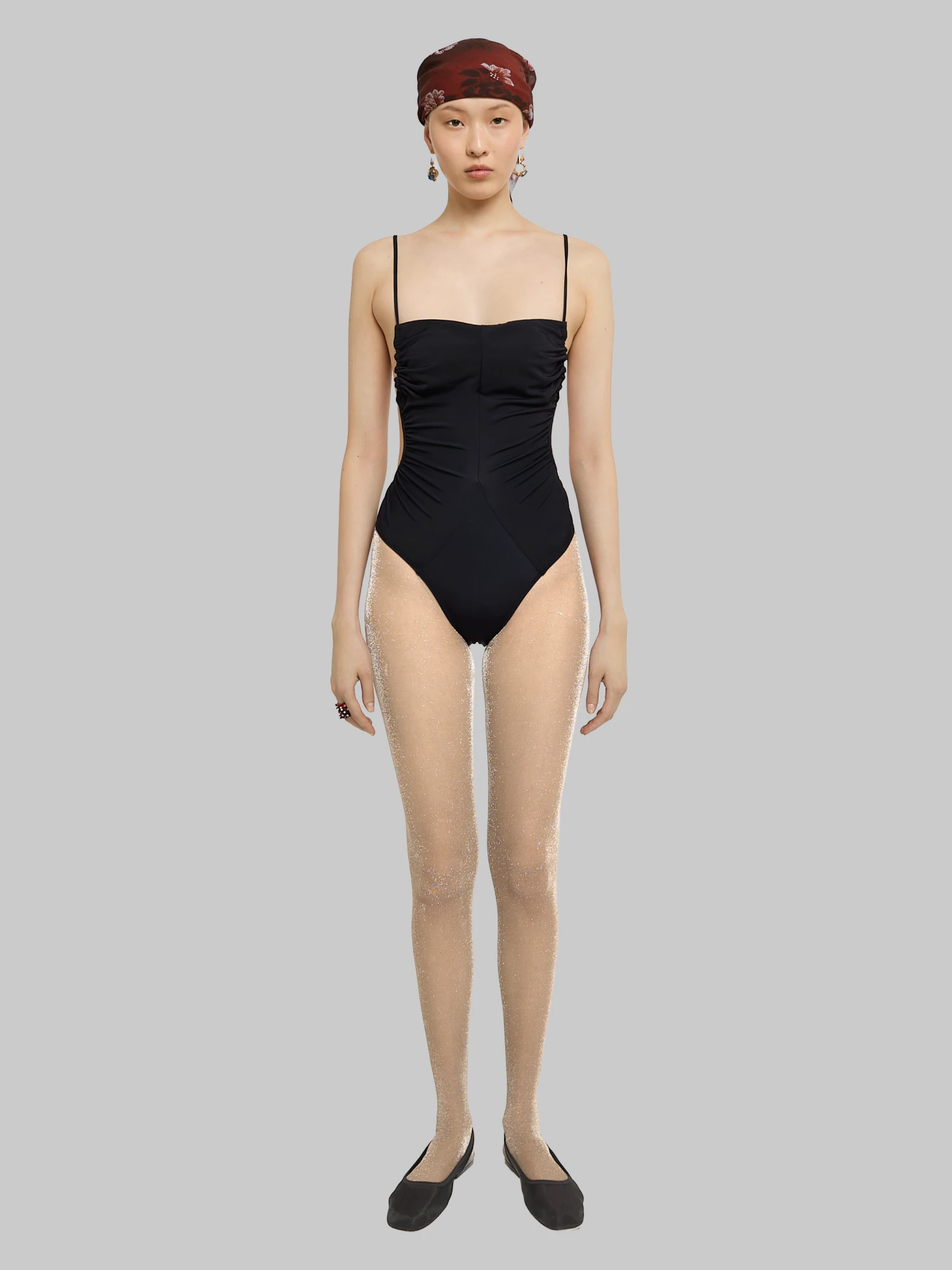 Женский купальник J.KIM Open Back One-Piece Black