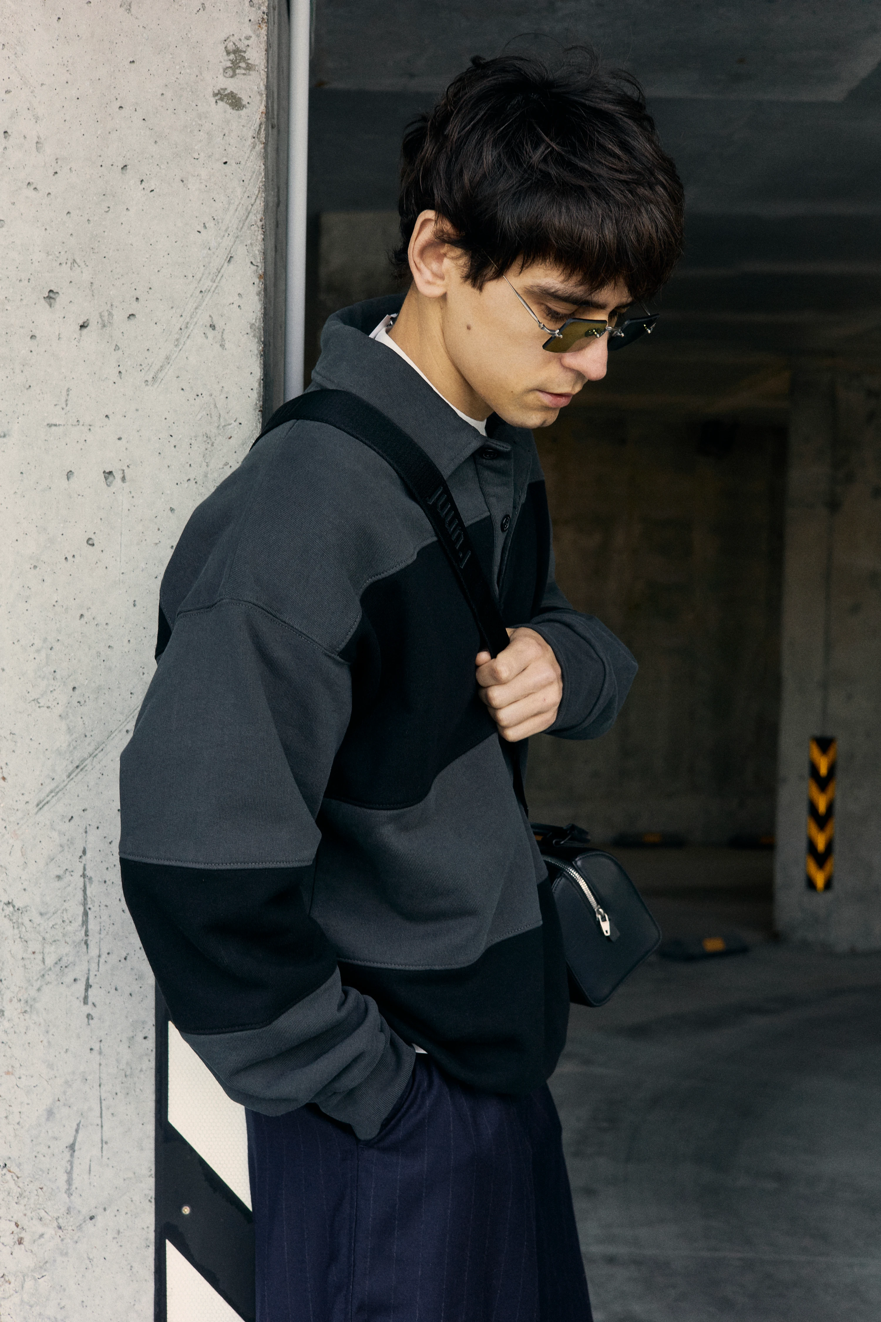 Сумка JUUN.J Leather Mini Boston Bag Black