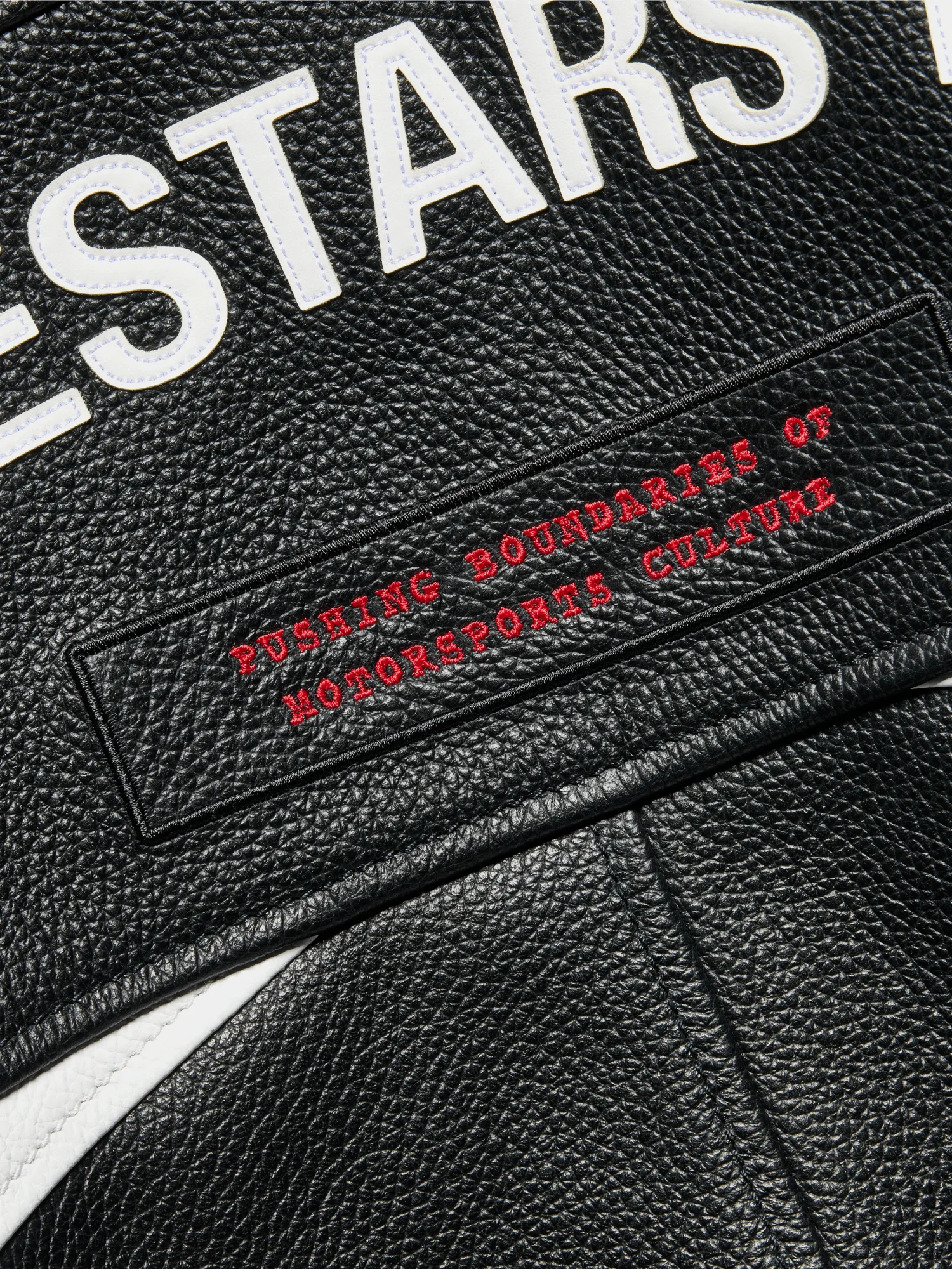 Кожаная куртка ALPINESTARS RSRV The Chief Bomber Blk/Wh/Red