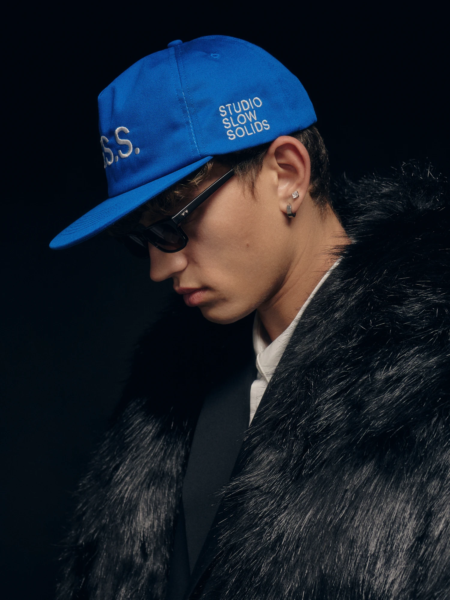 БЕЙСБОЛКА STUDIO SLOW X SOLIDS BLUE