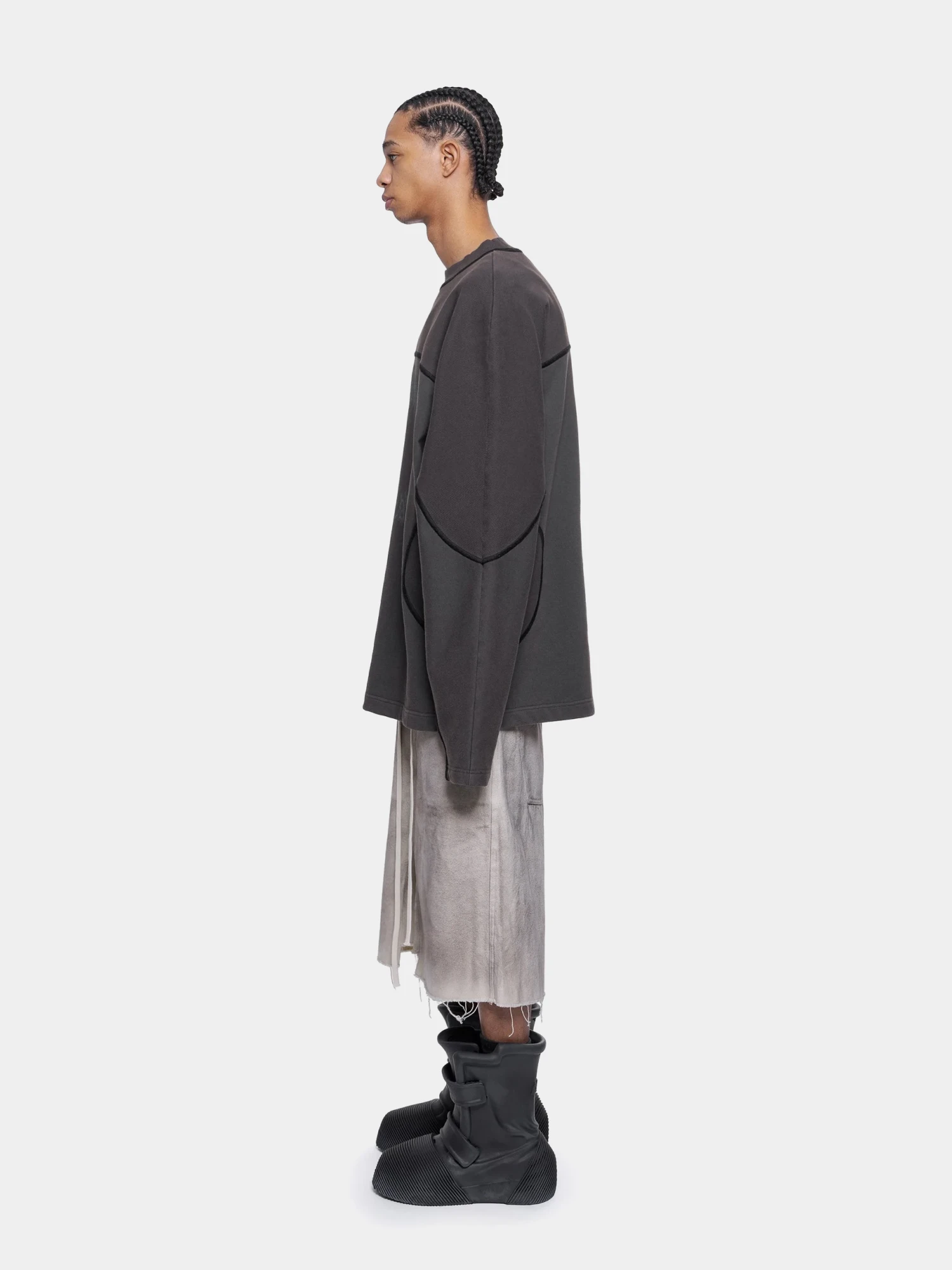 Шорты ARNODEFRANCE Dirty Baggy Shorts White
