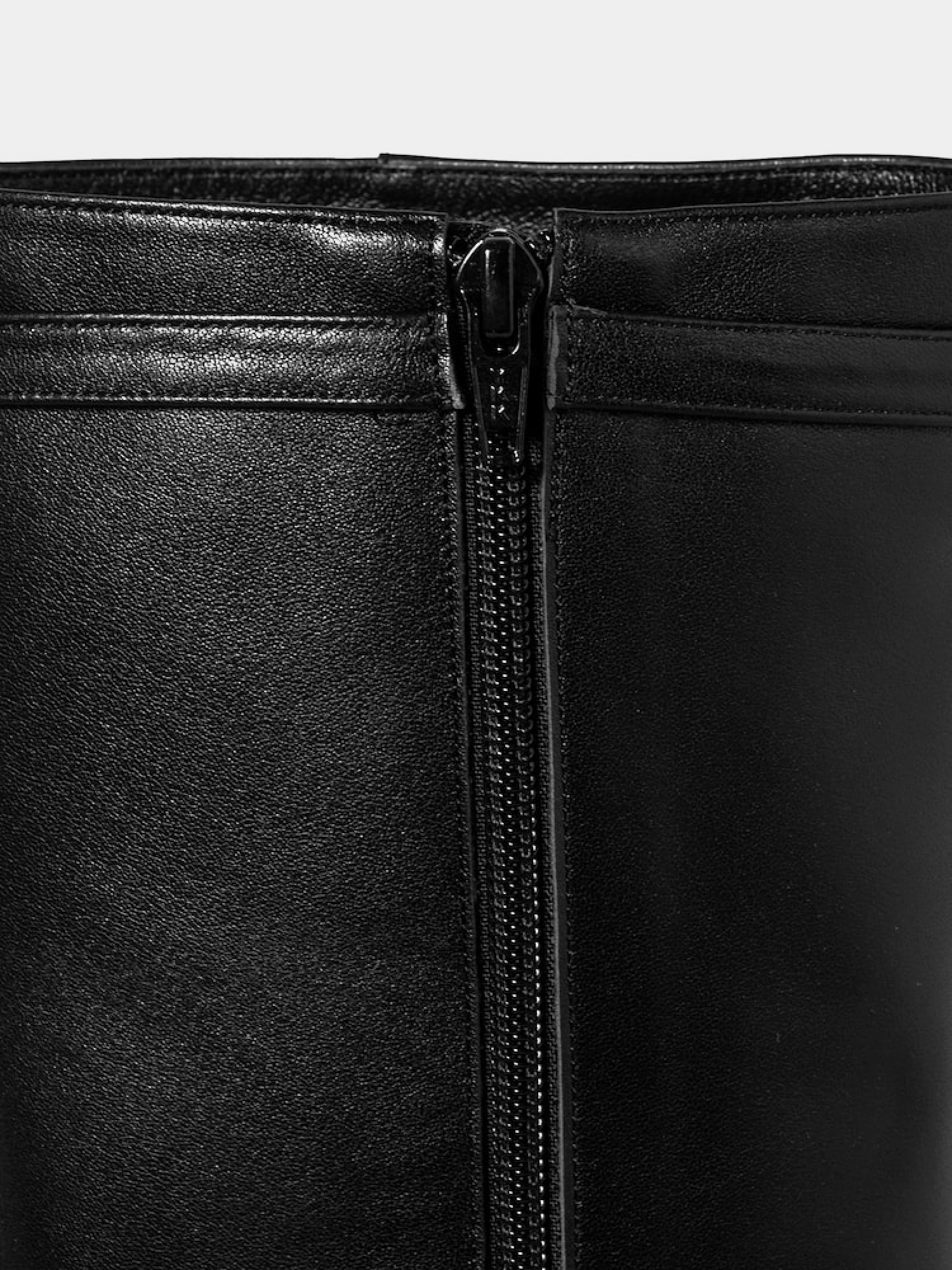Женские сапоги JUUN.J Long Metal Point Leather Black