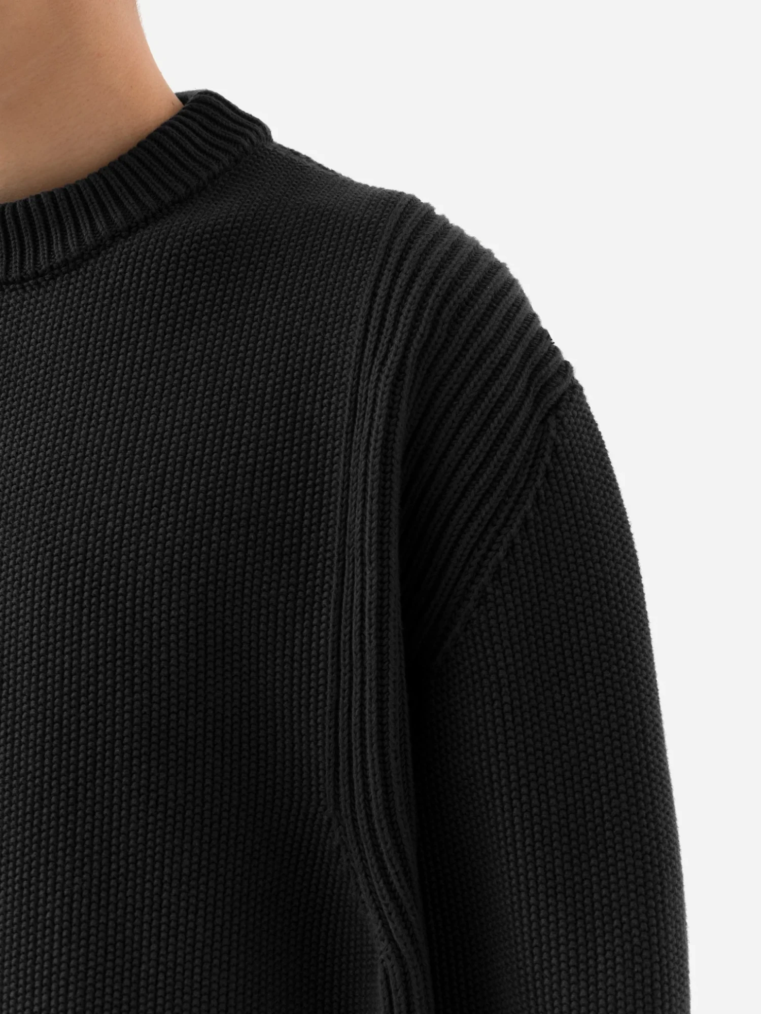 Свитер MAHARISHI 1462 Maharishi Knitted Crew Black