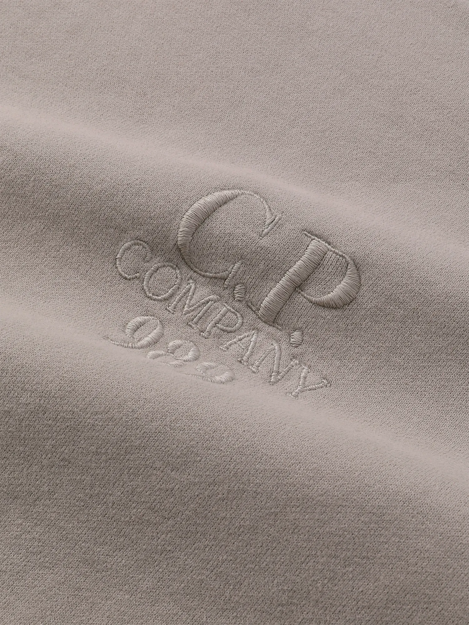 Свитшот C.P. Company Diagonal Fleece Boxy Vintage Khaki