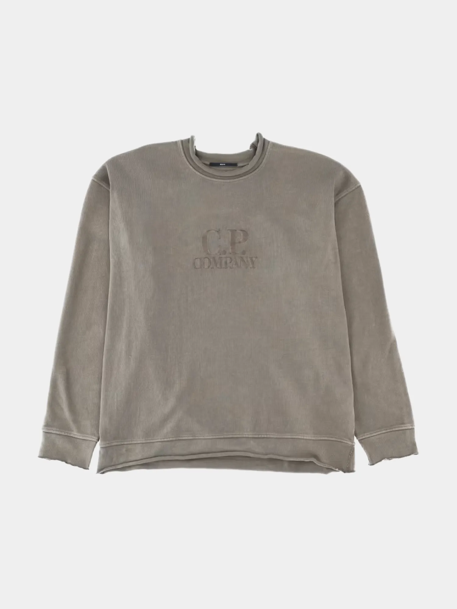 Свитшот C.P. Company Logo Embroidered Crewneck Gunmetal