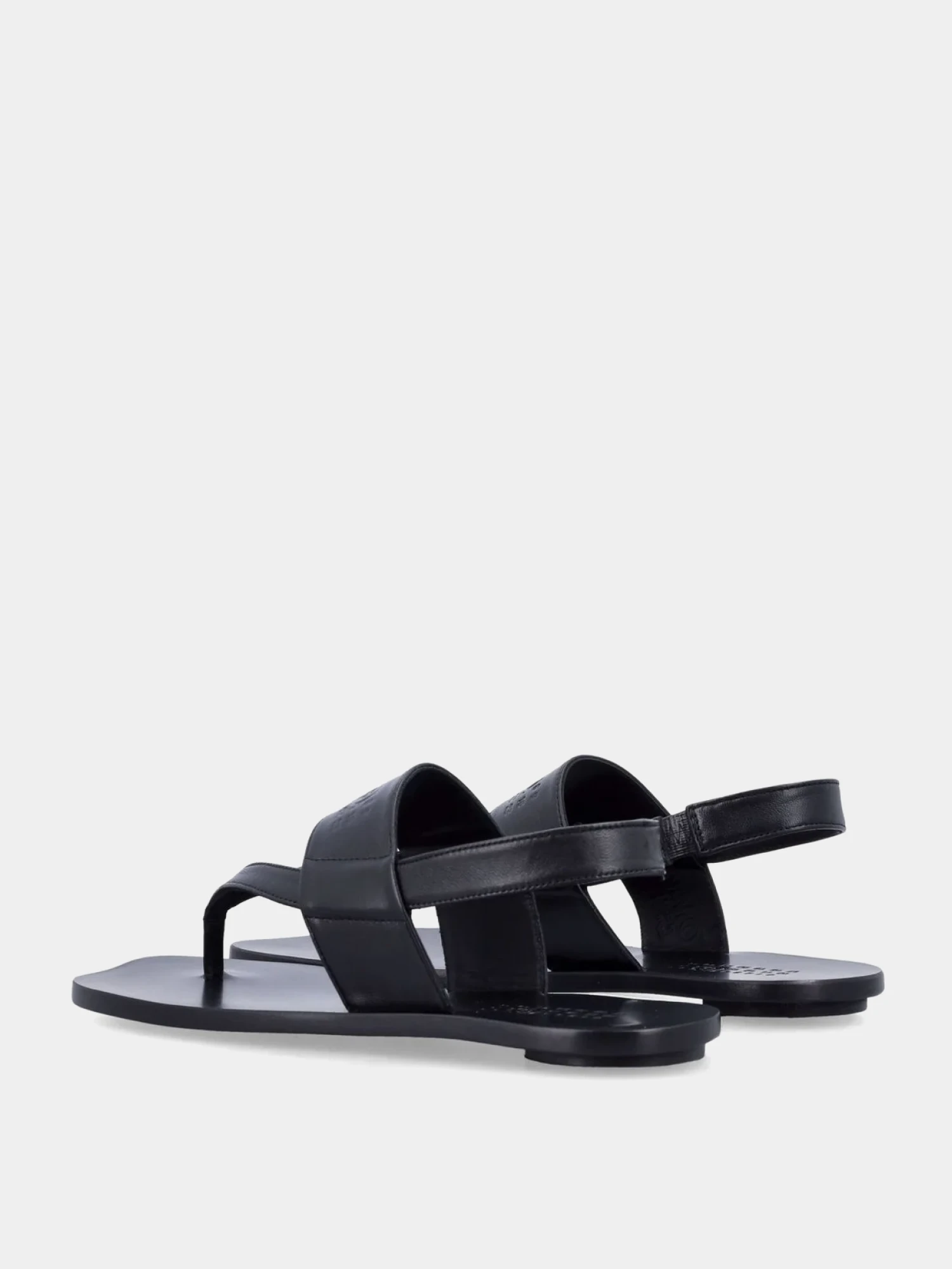Женские сандалии MM6 Maison Margiela Anatomic Leather Black
