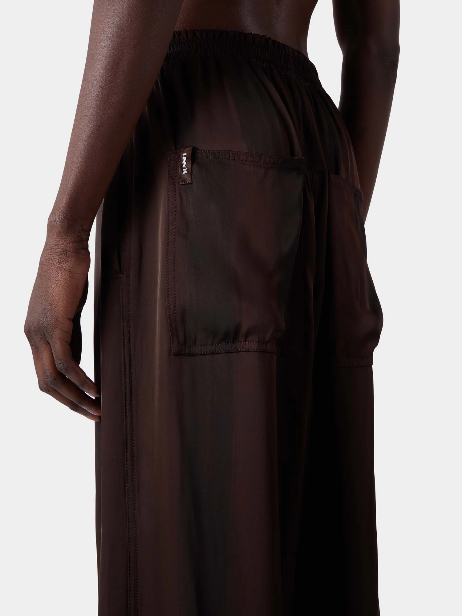 Брюки Sunnei Elastic Pants Brown