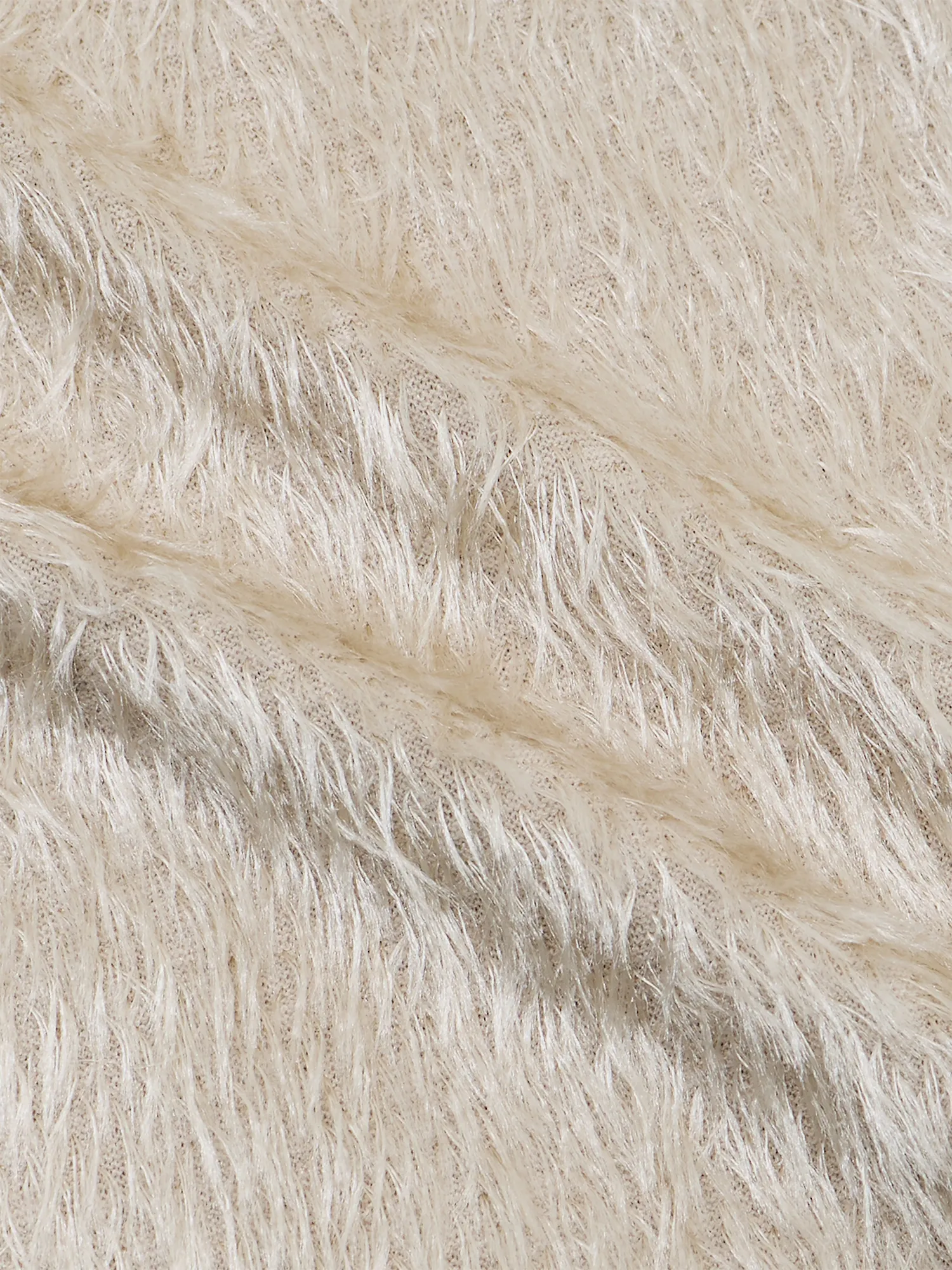 Женский кардиган EPINGLER Fur Slim Knit Beige