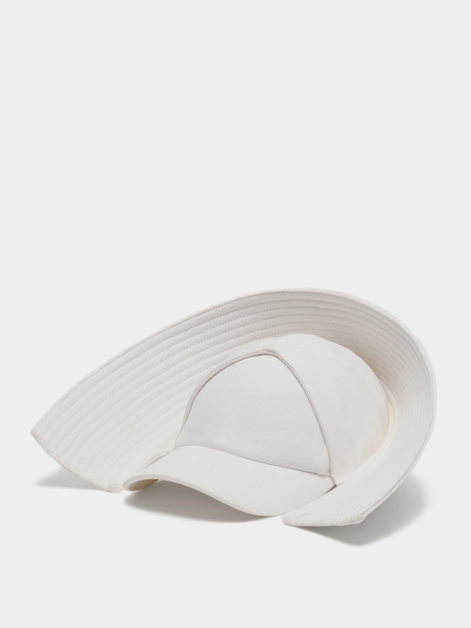 Кепка Jean Paul Gaultier Denim Drill Bob Marine Hat White