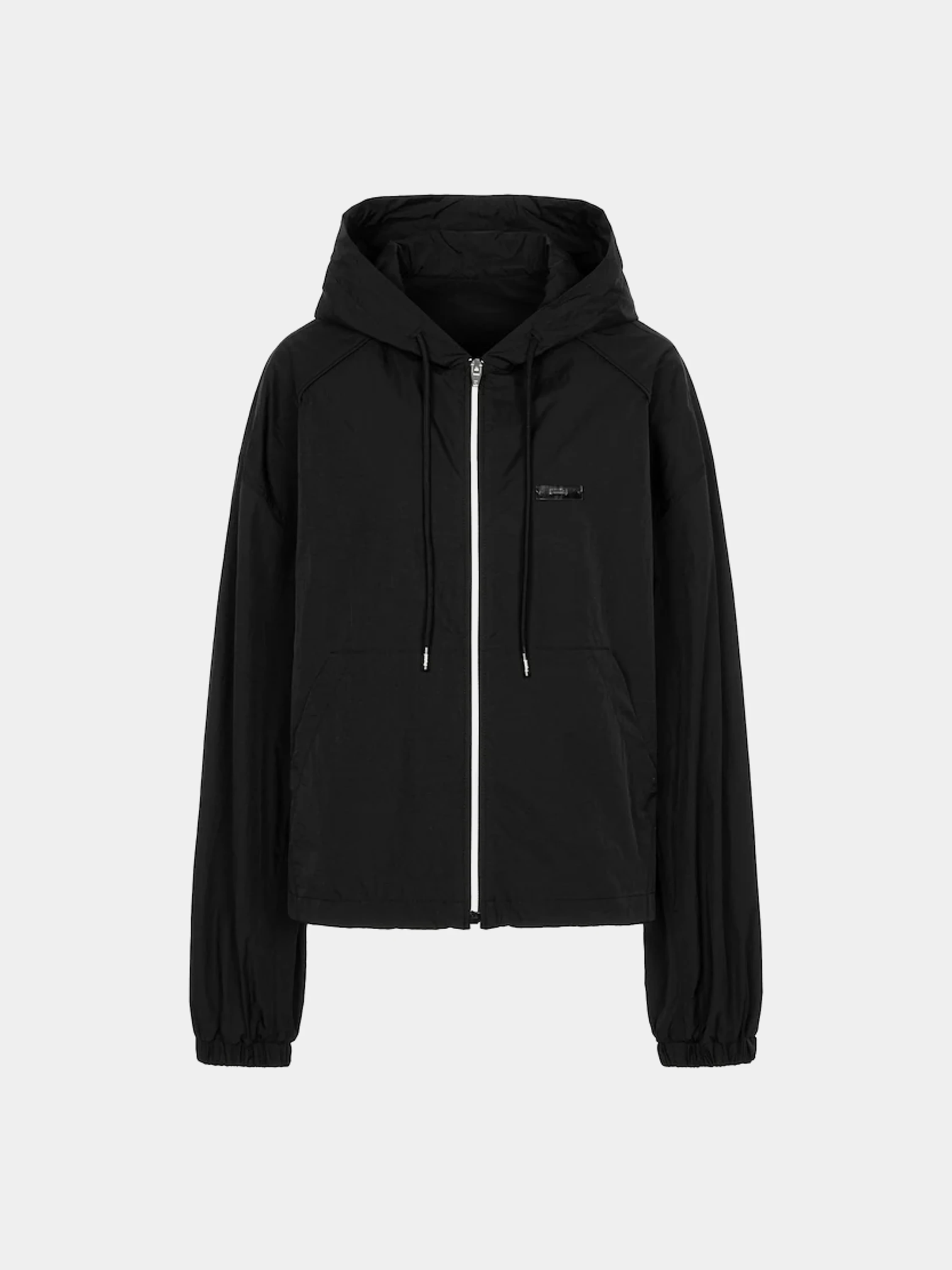 Женская ветровка JUUN.J Airy Hooded Zip-Up Jumper Black