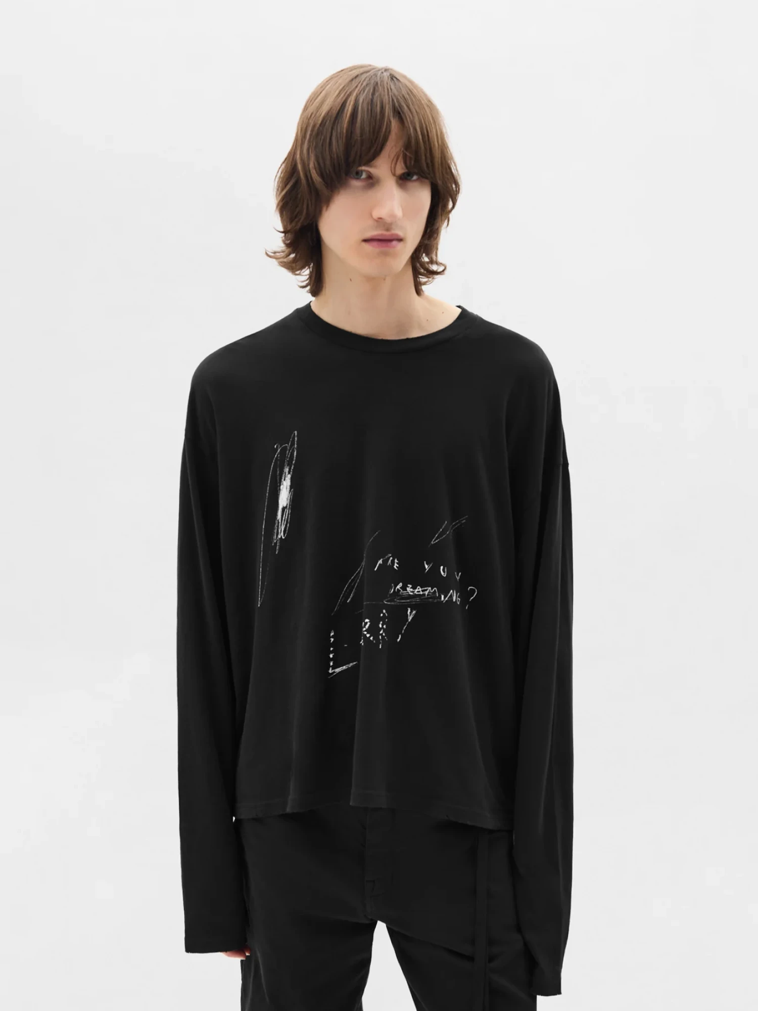 Лонгслив Ann Demeulemeester Emil Are You Dreaming Black