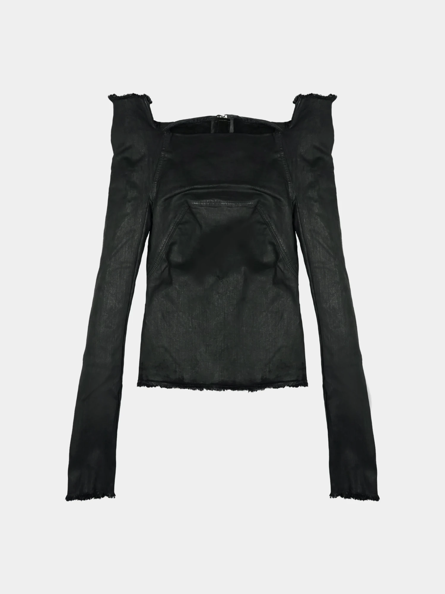 Женский топ RICK OWENS DRKSHDW Denim Tec Wax Black
