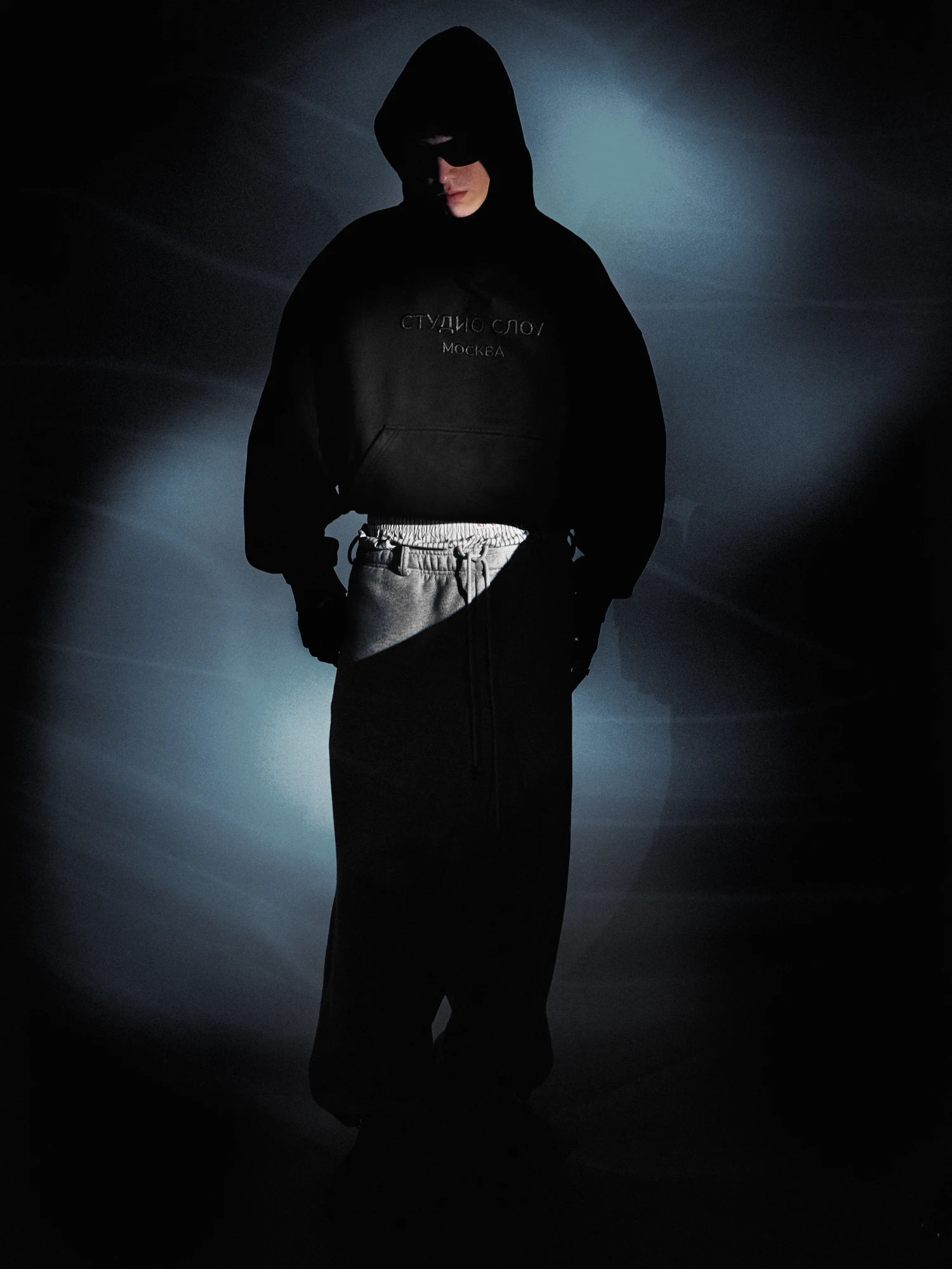 Худи Studio Slow x ÖMANKÖ Logo Hoodie Black