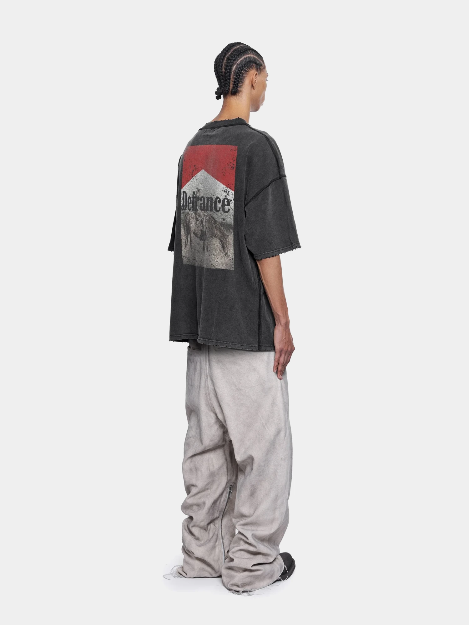 Футболка ARNODEFRANCE Vintage 'Horseman' Washed Black