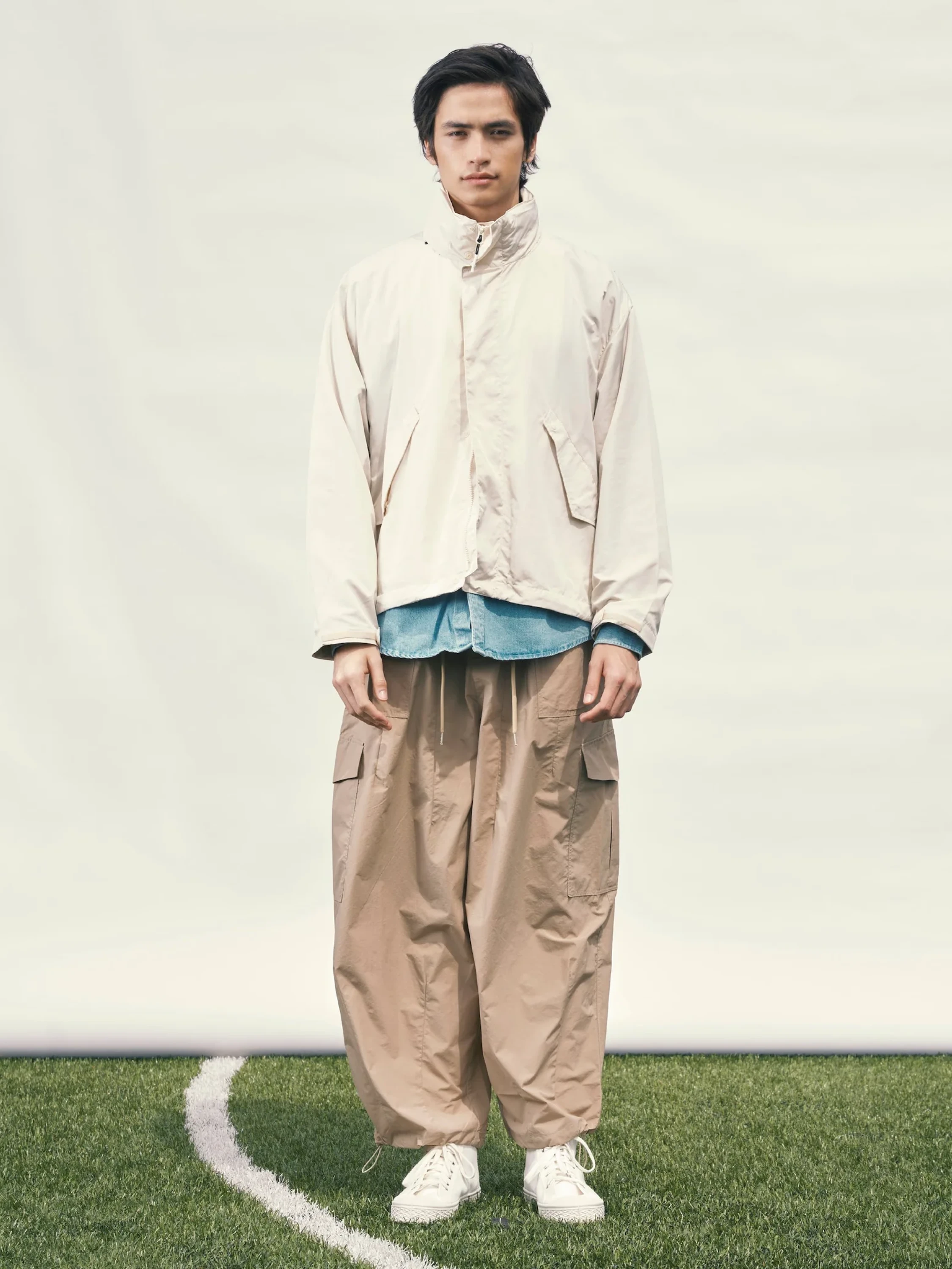 Брюки FrizmWORKS Nylon Cargo Balloon Beige