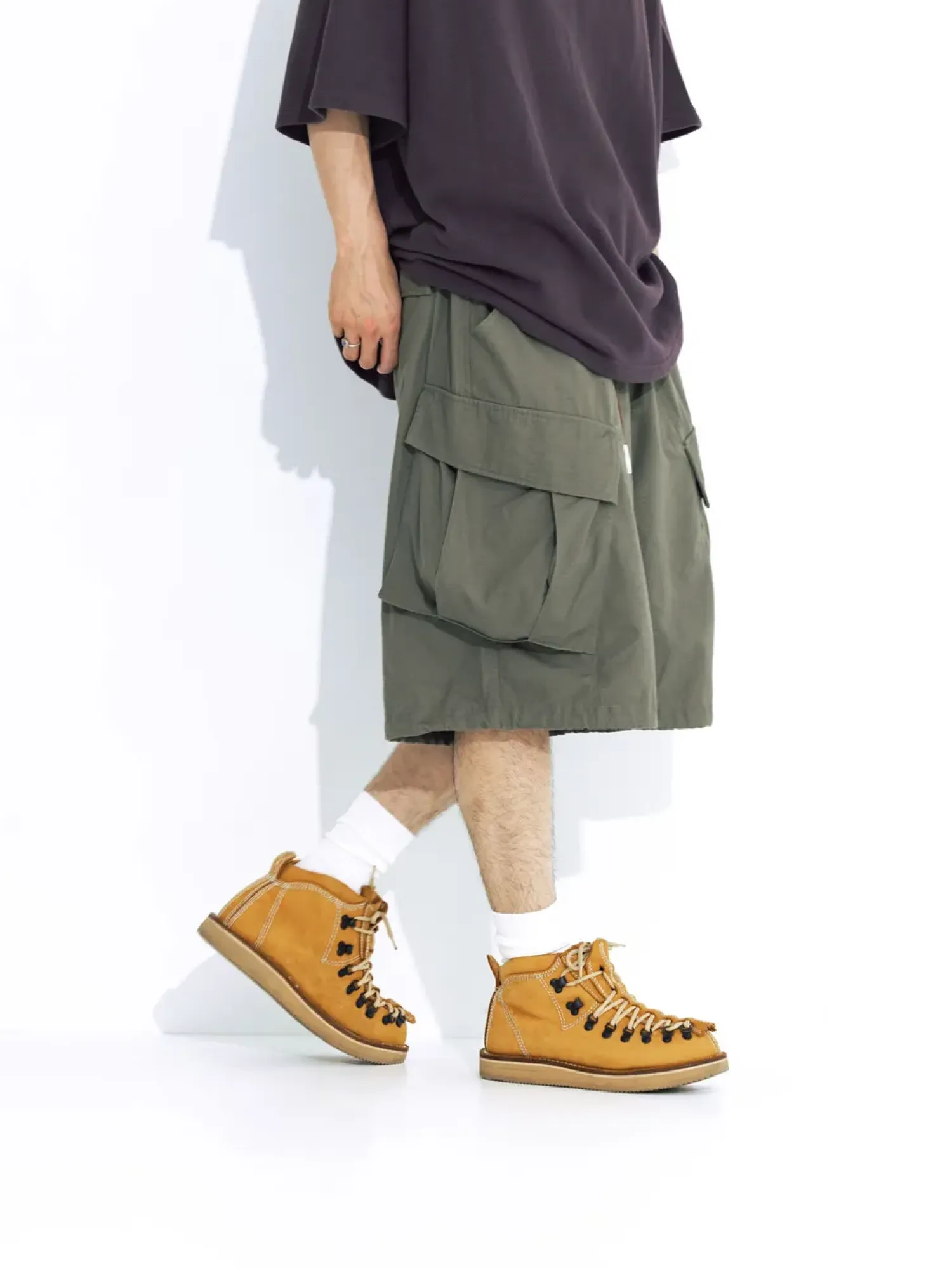Шорты ANGLAN Ripstop Cargo Half Pants Khaki