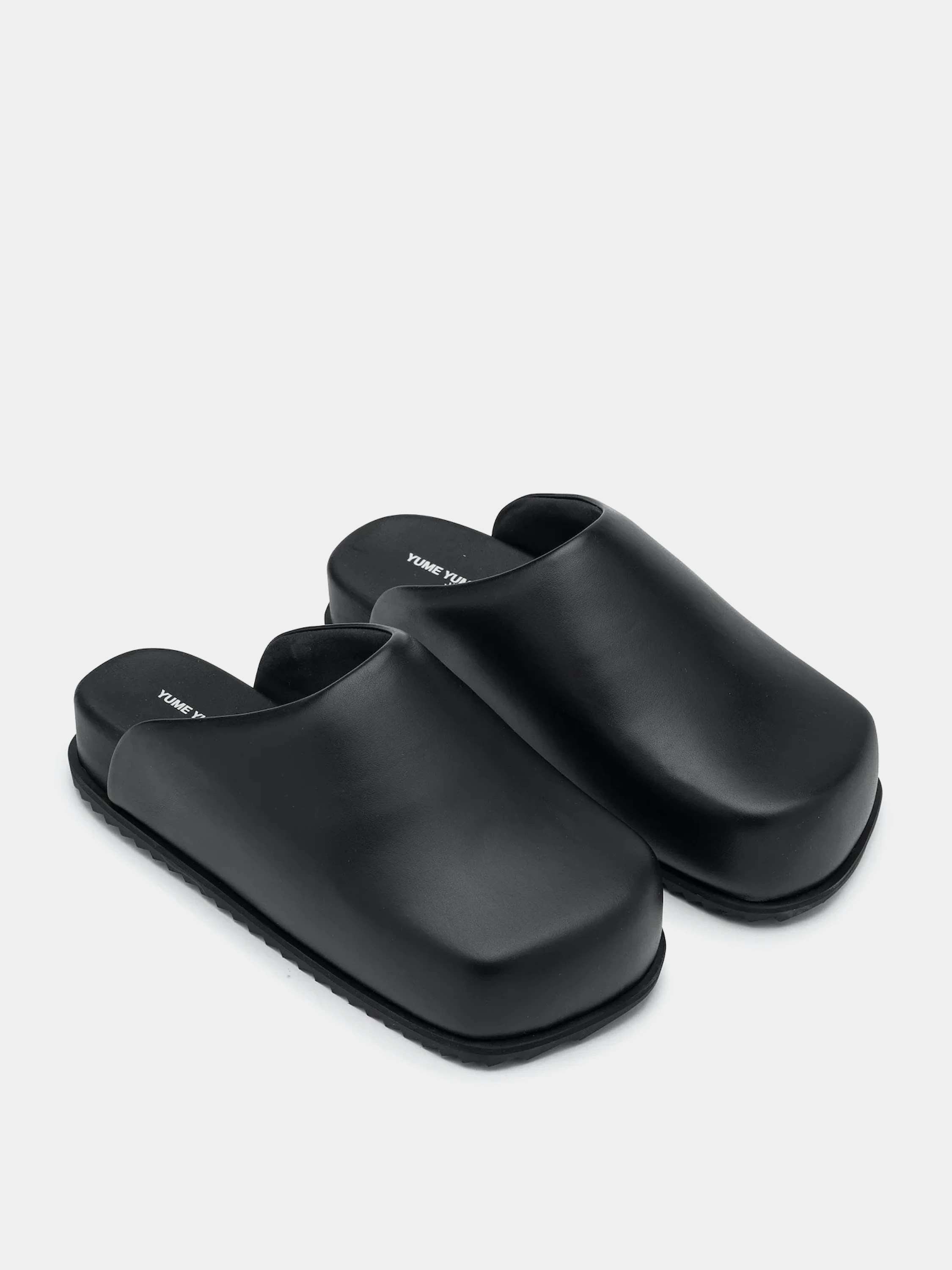 Сабо YUME YUME Truck Slide Leather Black