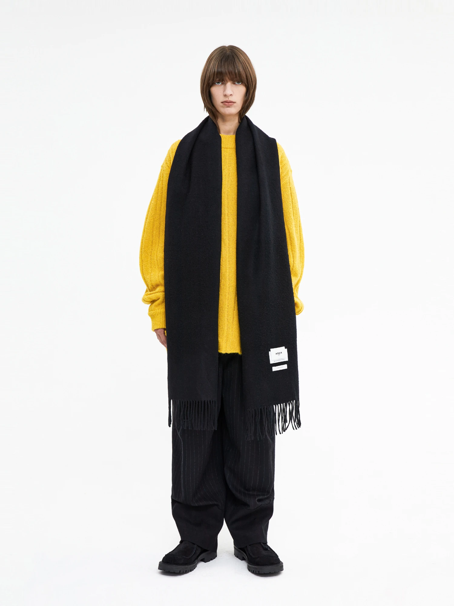 Шарф ADERERROR Fairy Solid Muffler Black