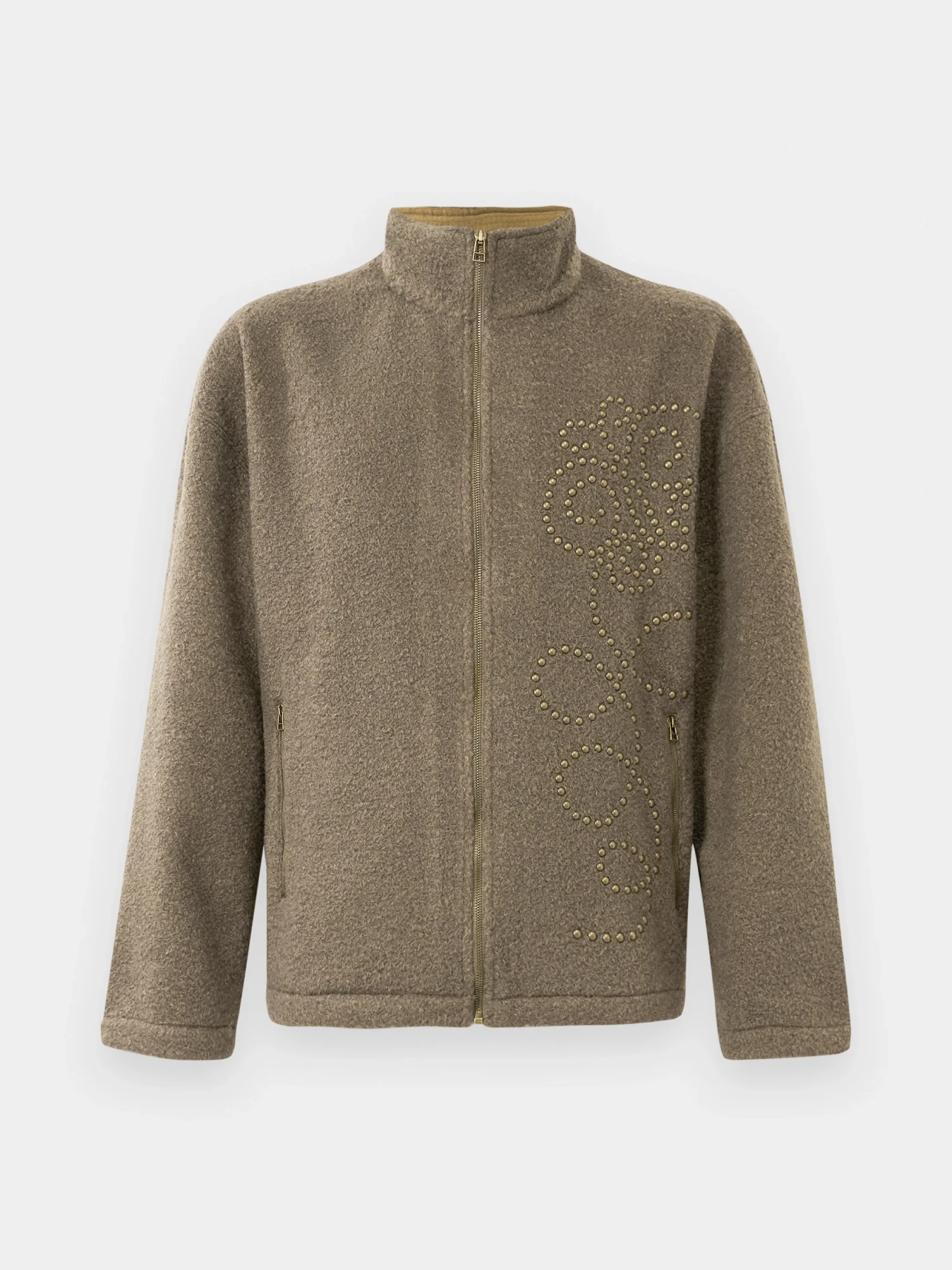 Флисовая куртка Bluemarble Studded Fleece Green