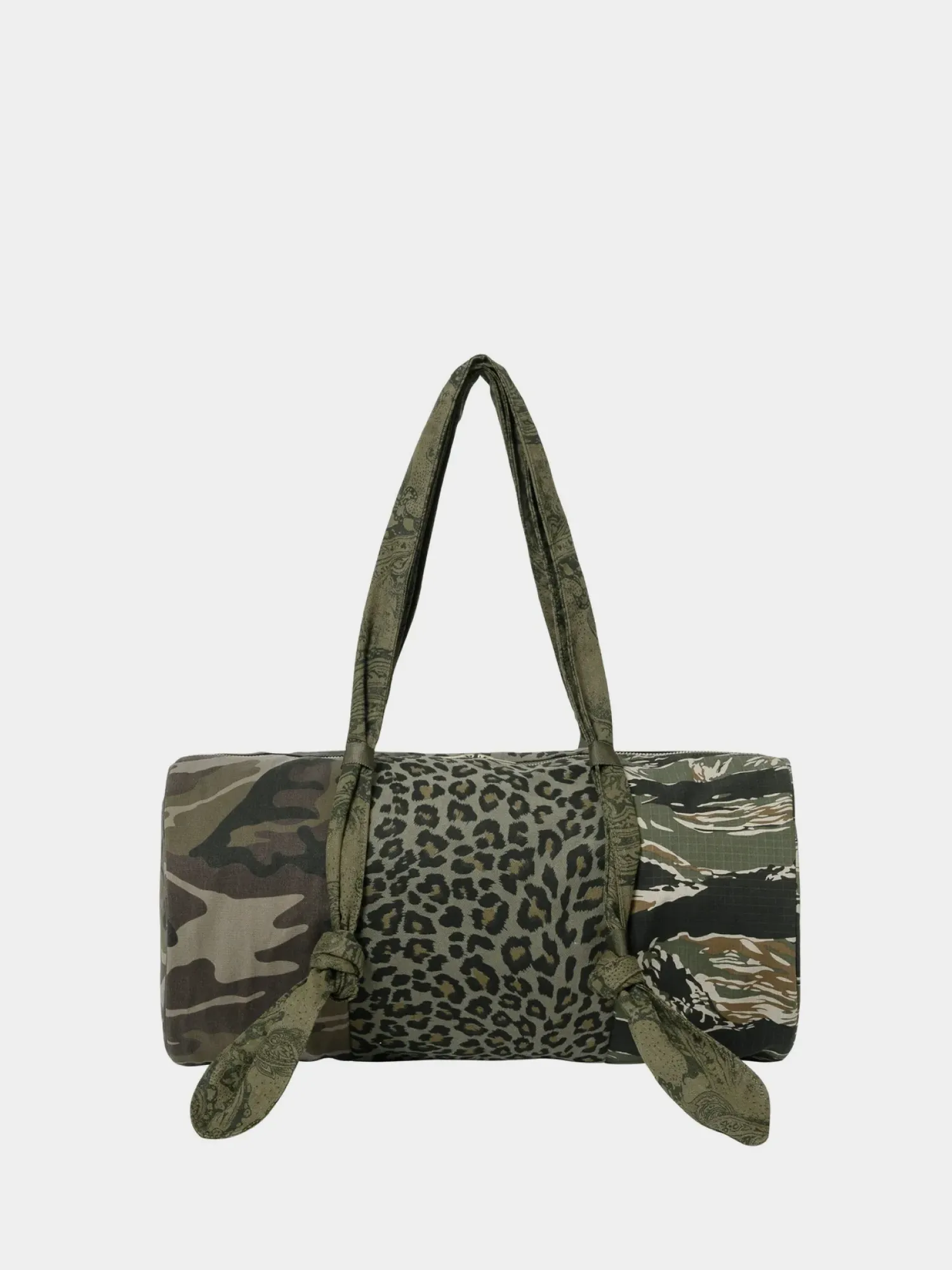 Сумка AJOBYAJO Pattern Mixed Duffle Khaki