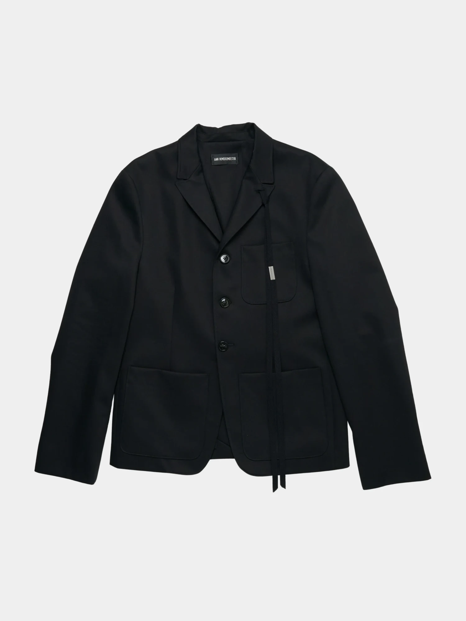 Пиджак Ann Demeulemeester Josh Deconstructed Black