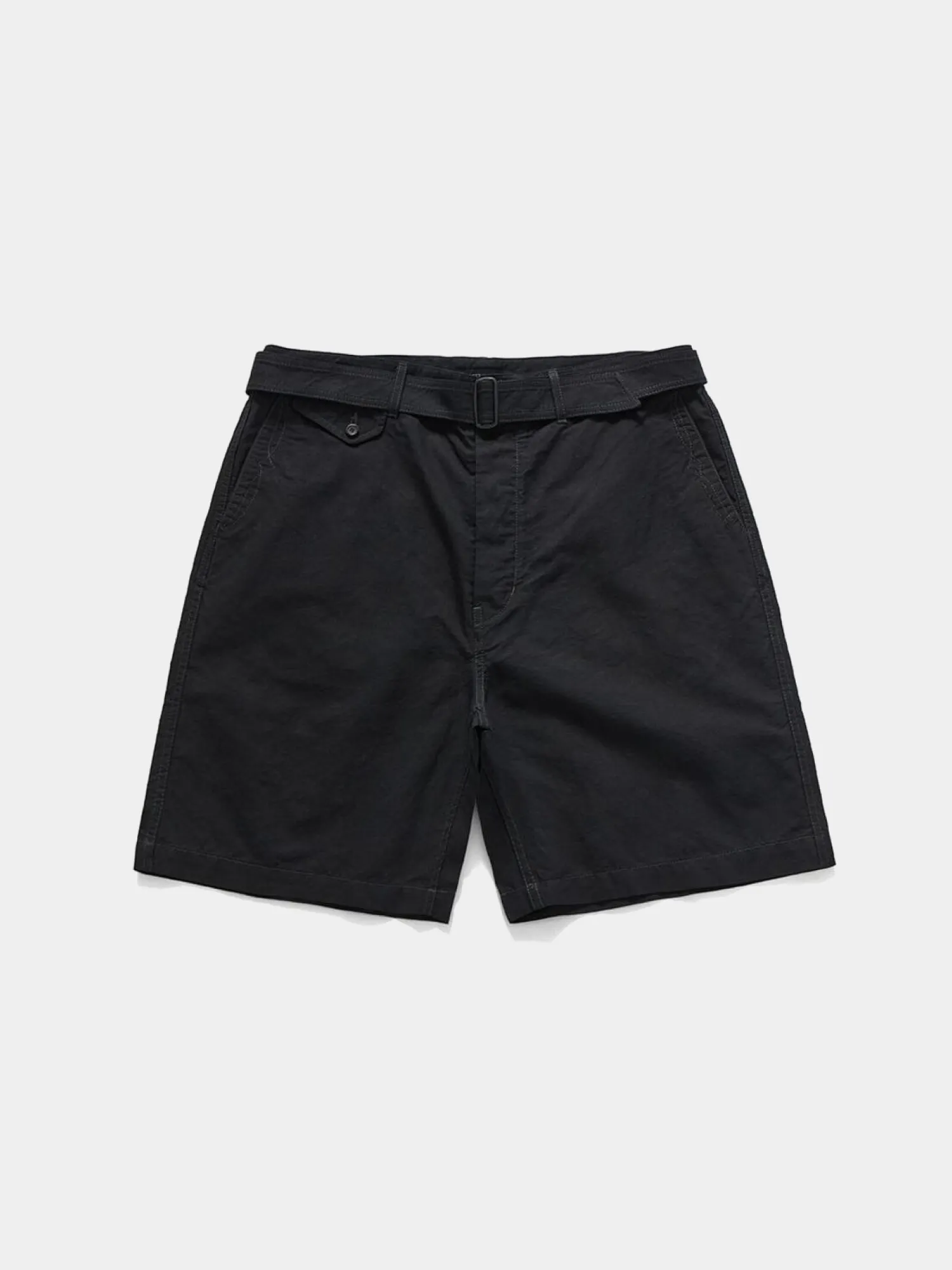 Шорты EASTLOGUE Belted Cattleman Black Linen