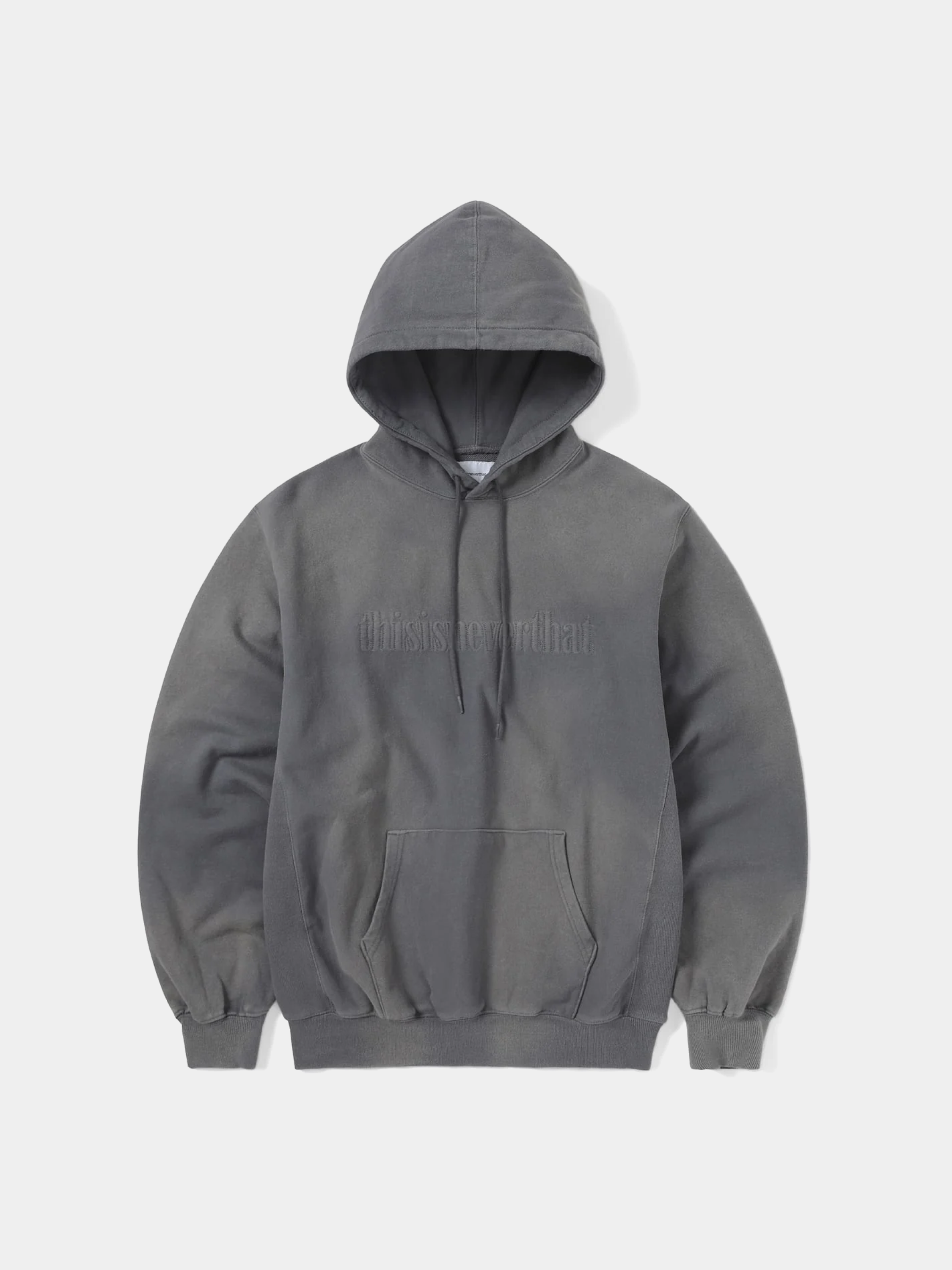 Худи thisisneverthat Faded Embroidery Hoodie Dark Grey