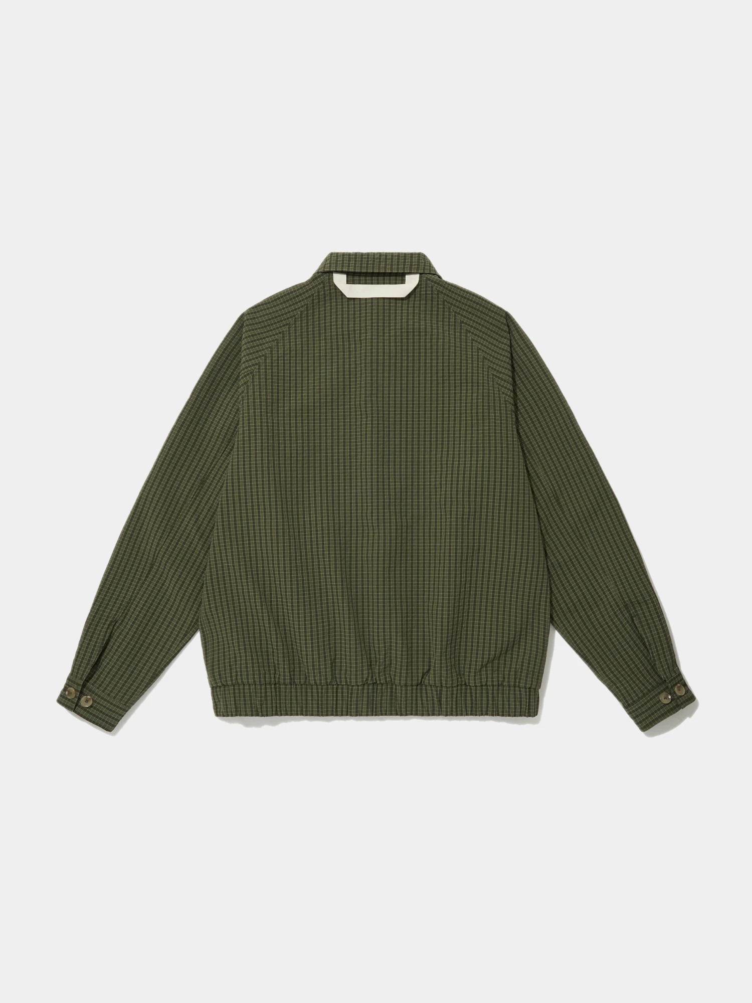 Бомбер MERELY MADE Premium Bubble Check Raglan Blouson Olive Check